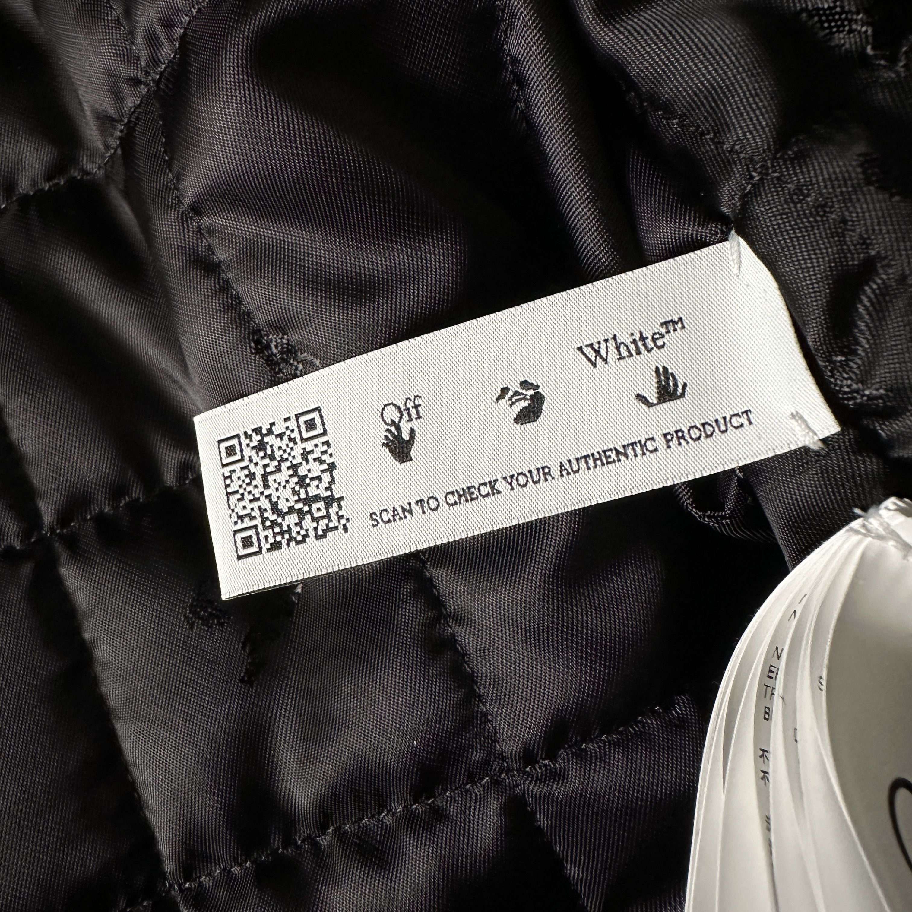Off-White 2023 Virgil Abloh Patch Varsity Jacket Small / Medium Size US S / EU 44-46 / 1 - 14 Thumbnail