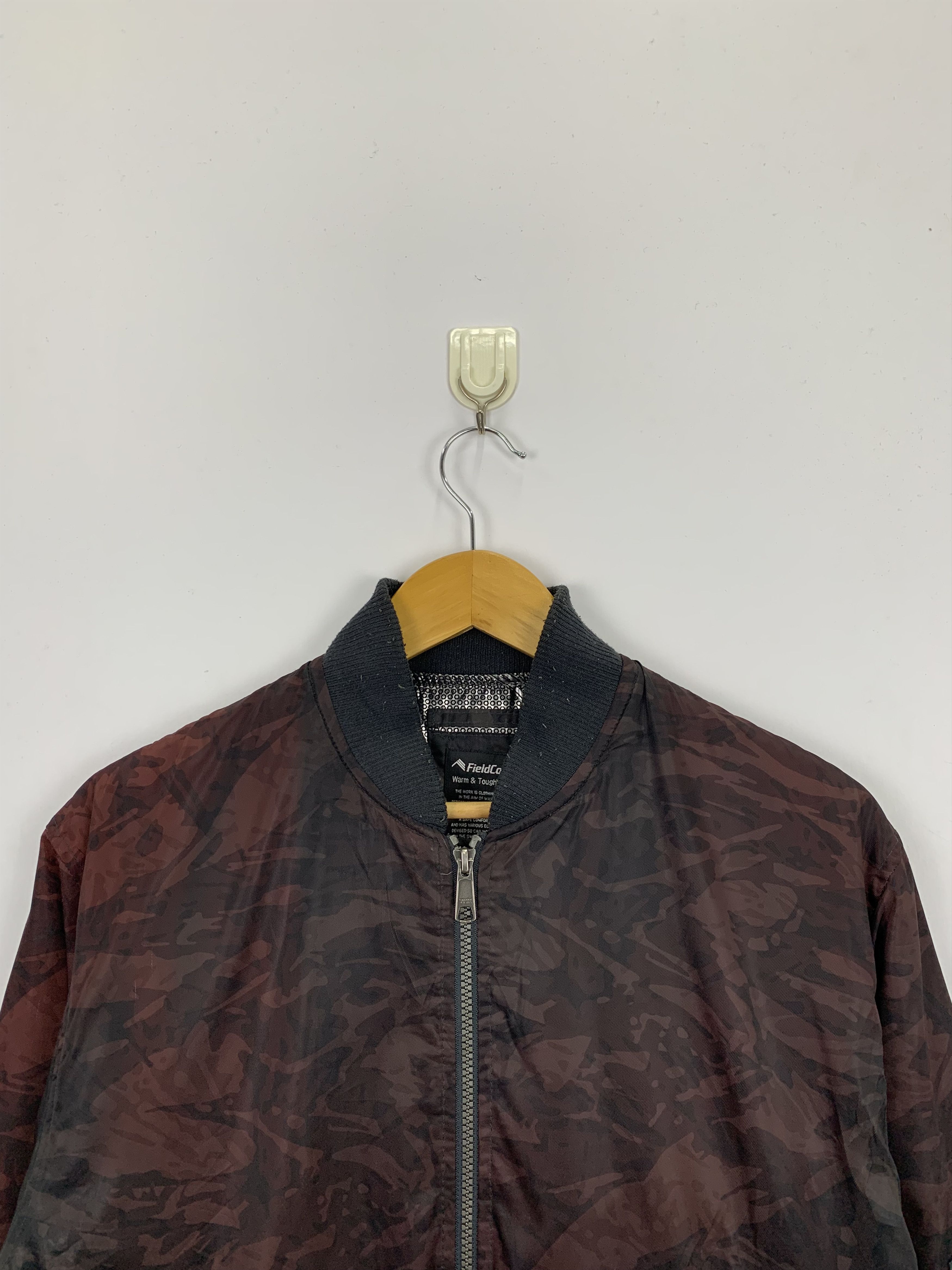 Vintage Vintage Field Core Zipper Bomber Camo Flight Jacket J1001 Size US L / EU 52-54 / 3 - 2 Thumbnail