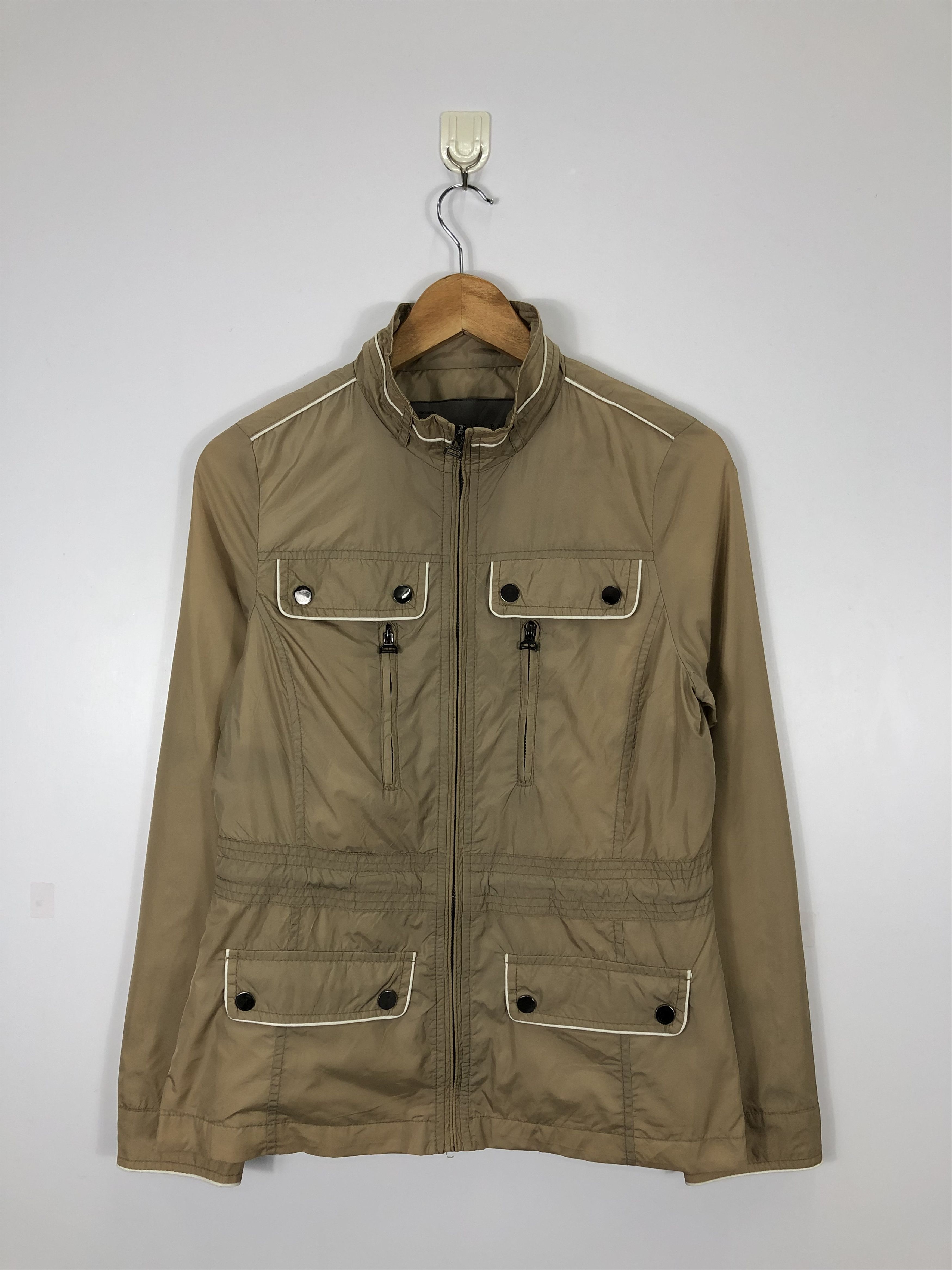 image of Zara Multipocket Tactical Jacket in Khaki, Men's (Size Small)