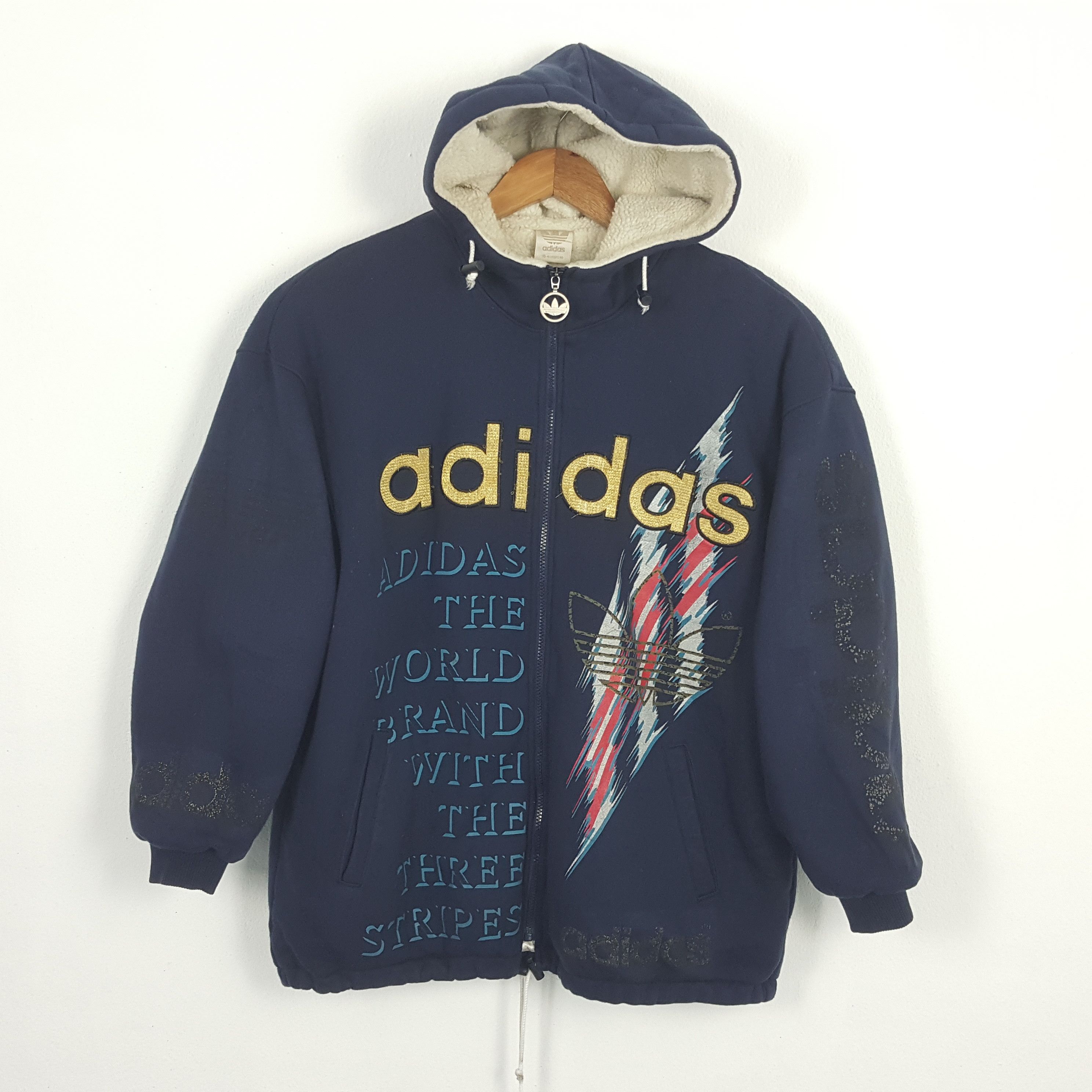 Vintage ADIDAS Sportwear Design Hoodies