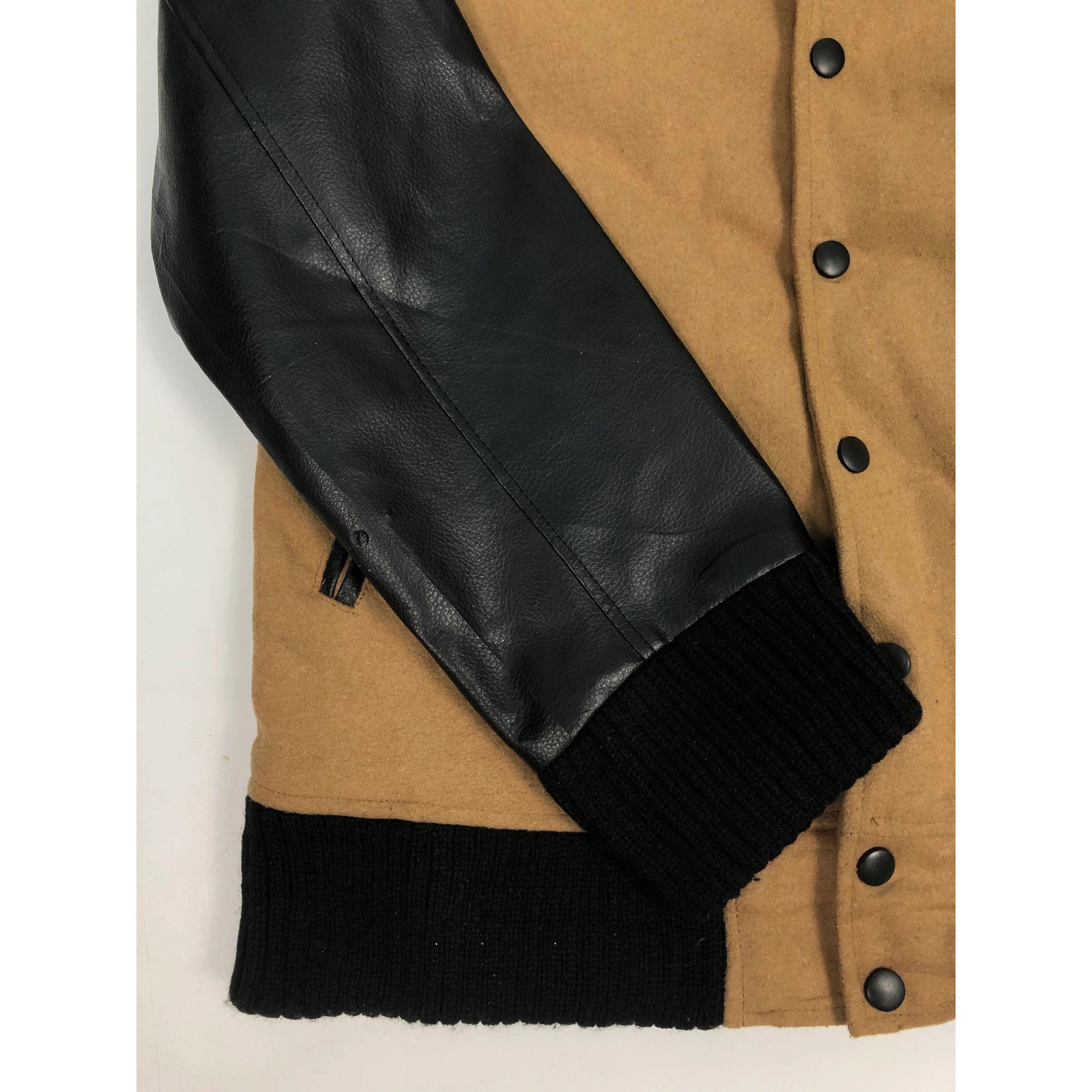 Vintage Vintage Japanese Brand Varsity Leather Jacket V0120 Size US L / EU 52-54 / 3 - 4 Thumbnail