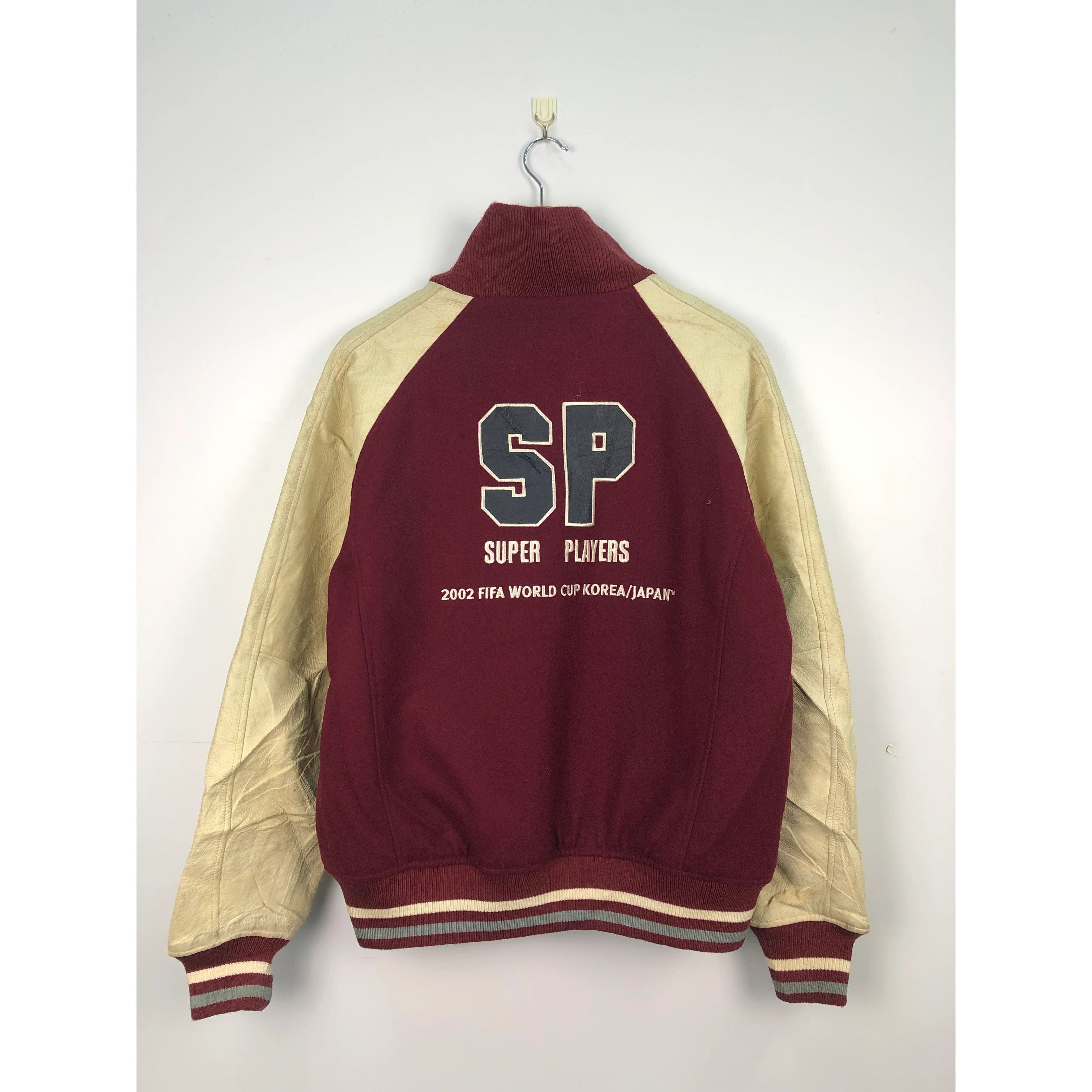Japanese Brand Vintage Fifa World Cup 2002 Japan Varsity Jacket Red V0145 Size US L / EU 52-54 / 3 - 1 Thumbnail