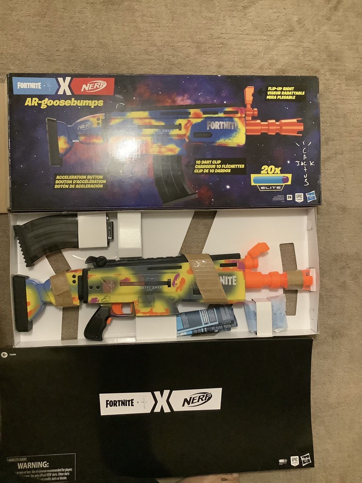 travis scott x nerf