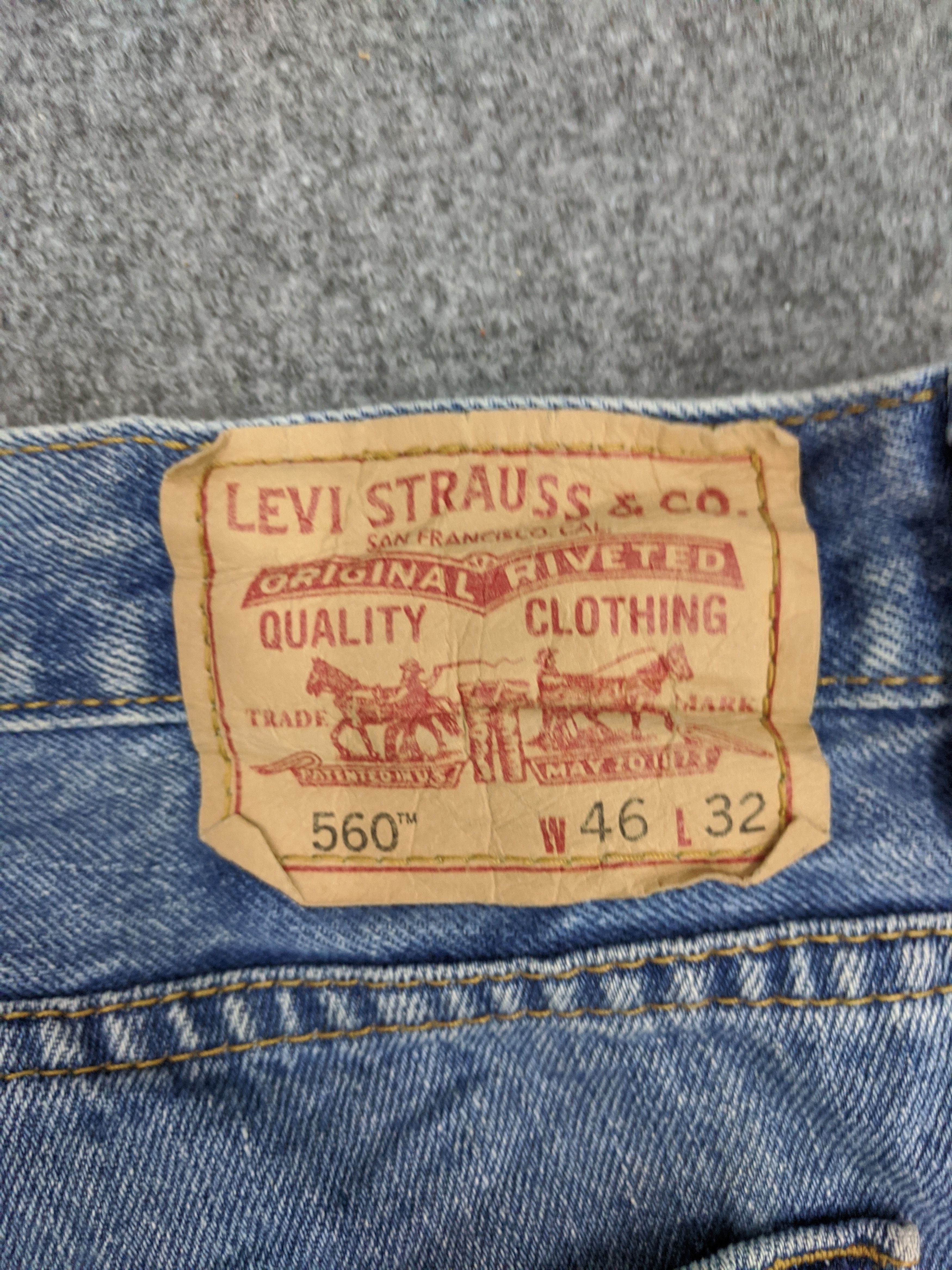 Levi's Vintage Levis 560 Jeans DP0898 Size US 44 / EU 60 - 5 Thumbnail