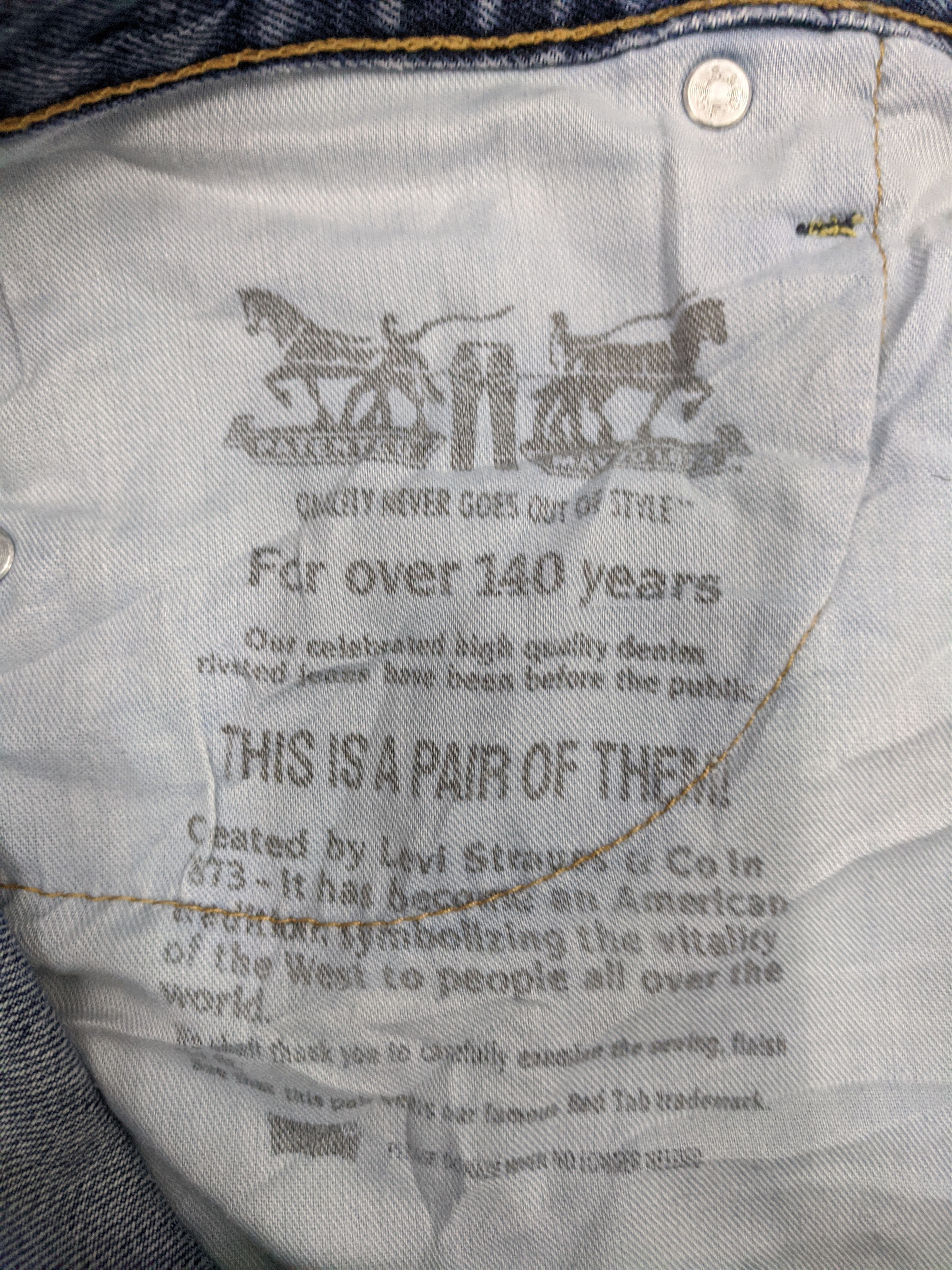 Levi's × Vintage Vintage Levis Jeans DP0896 Size US 33 - 14 Thumbnail
