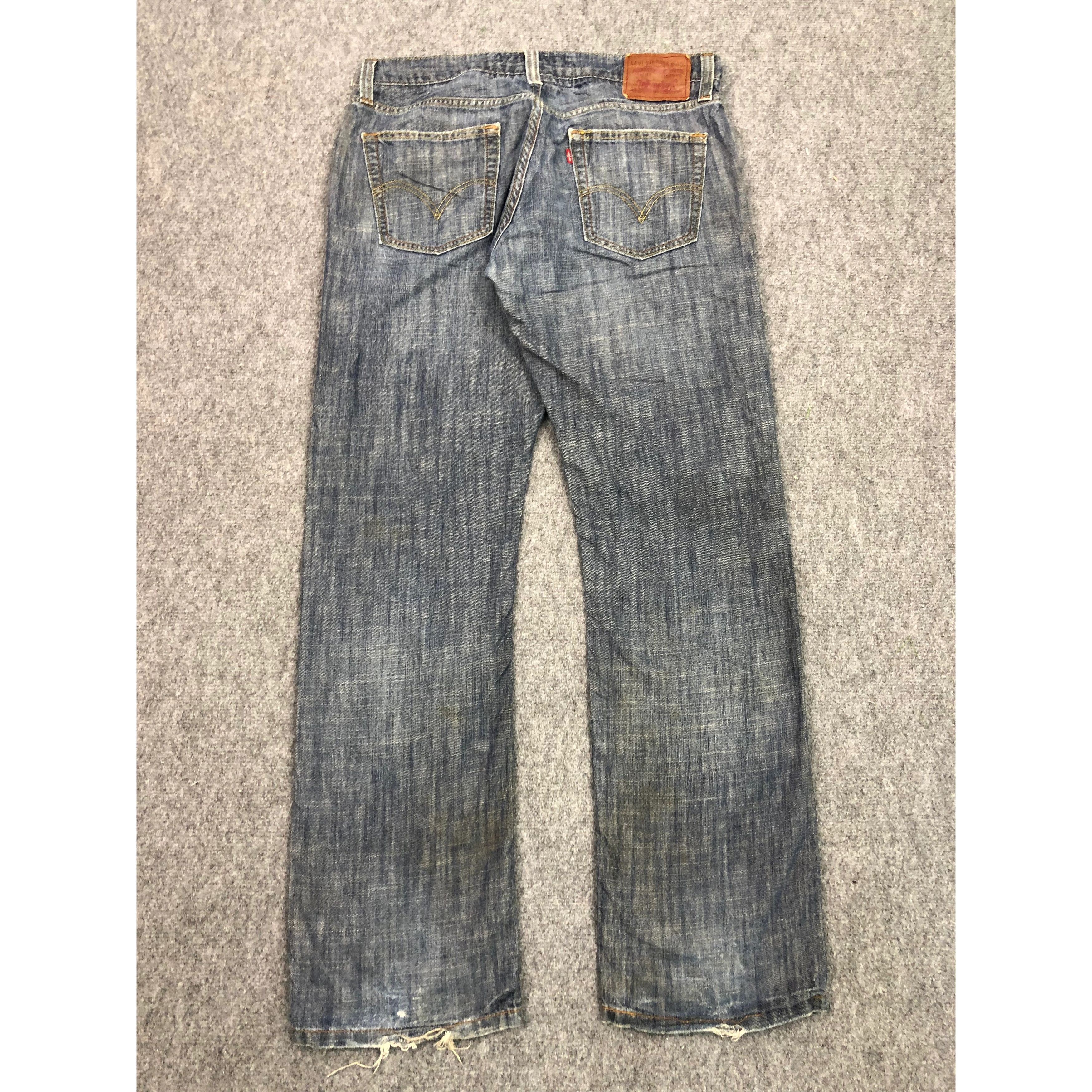 Levi's Vintage Sun Faded Levis 514 Blue Denim Jeans DP0354 Size US 36 / EU 52 - 2 Thumbnail