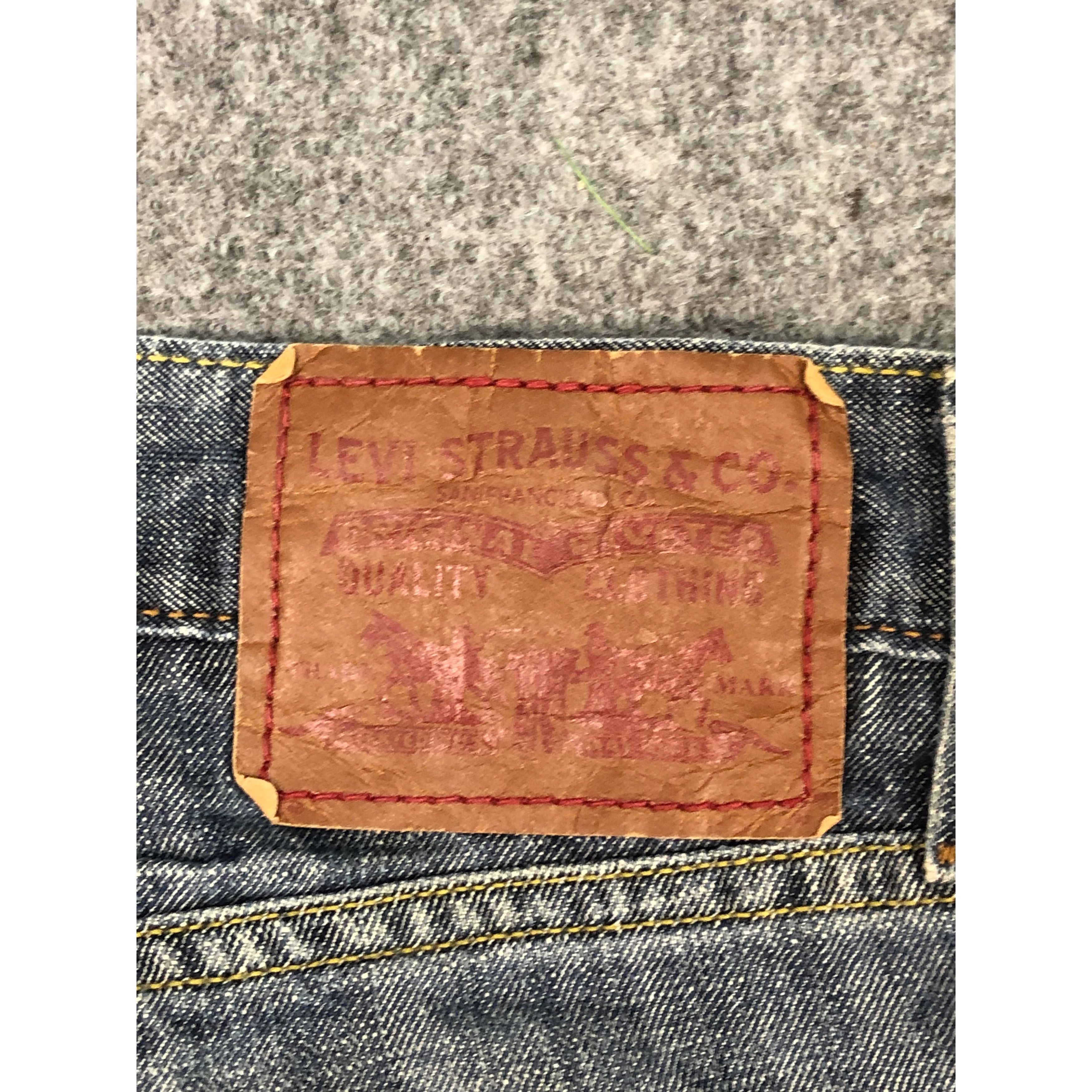 Levi's Vintage Sun Faded Levis 514 Blue Denim Jeans DP0354 Size US 36 / EU 52 - 5 Thumbnail