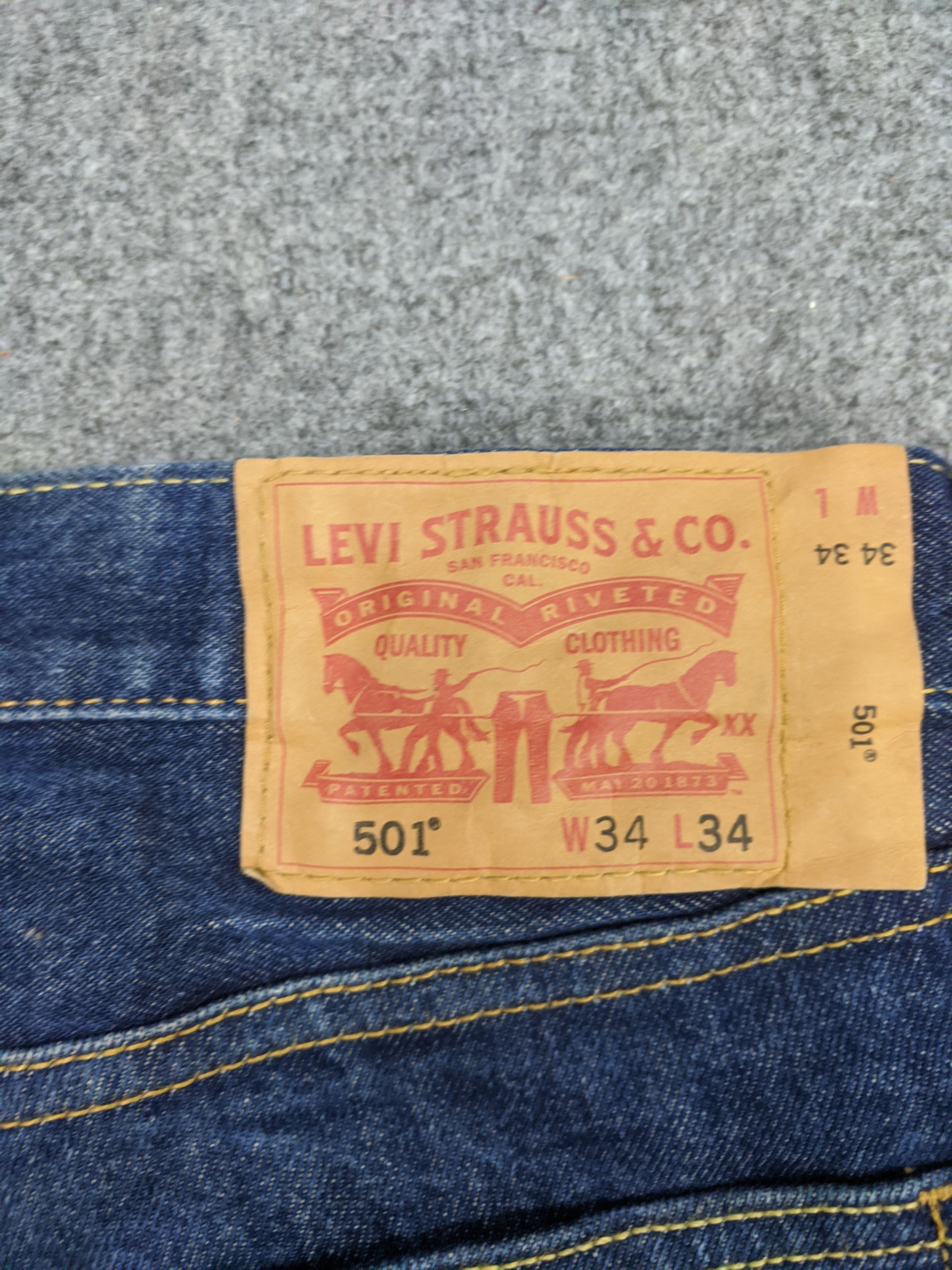 Levi's Vintage 90s Levis 501 Jeans DP0918 Size US 33 - 5 Thumbnail