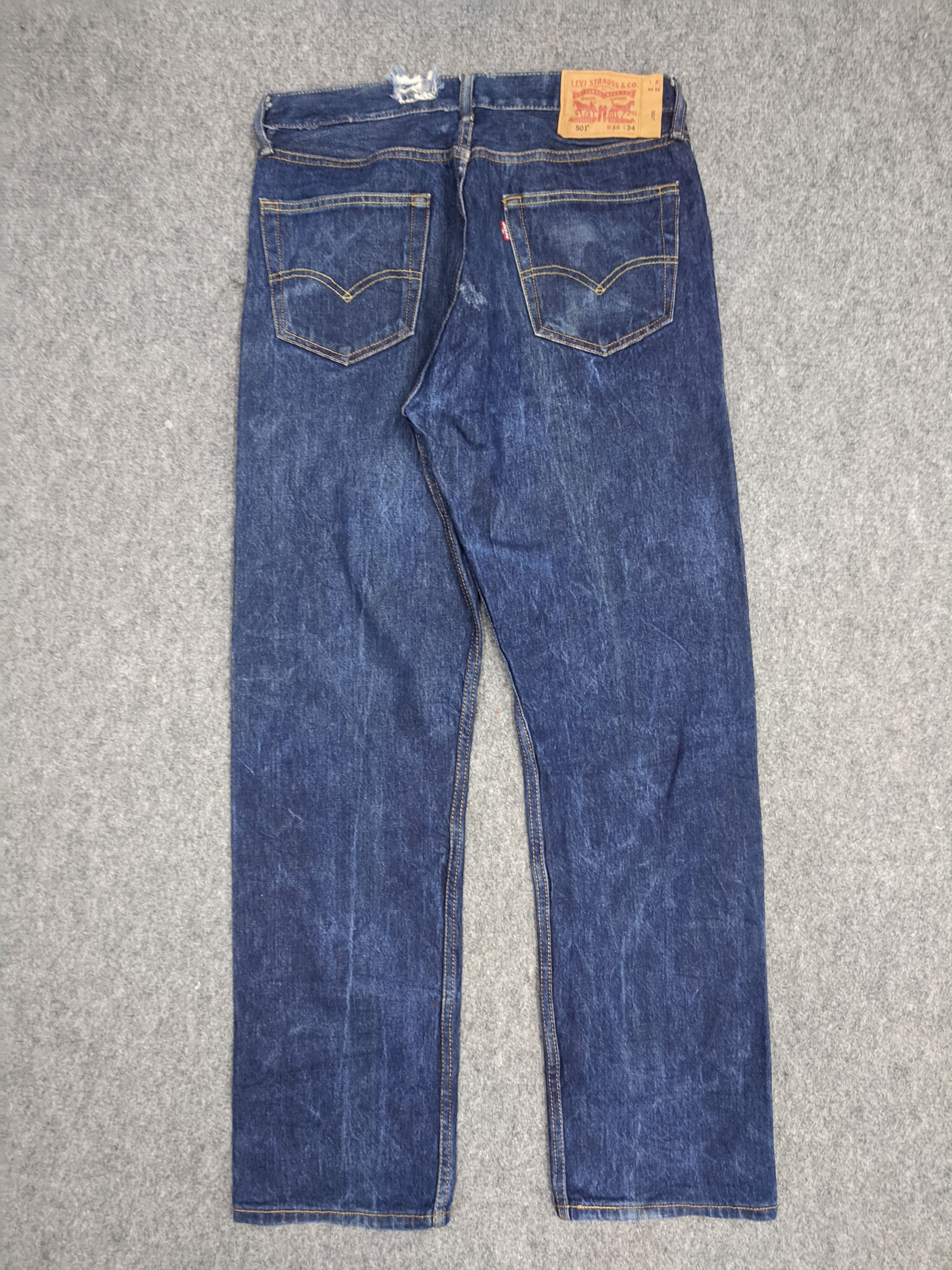 Levi's Vintage 90s Levis 501 Jeans DP0918 Size US 33 - 3 Thumbnail