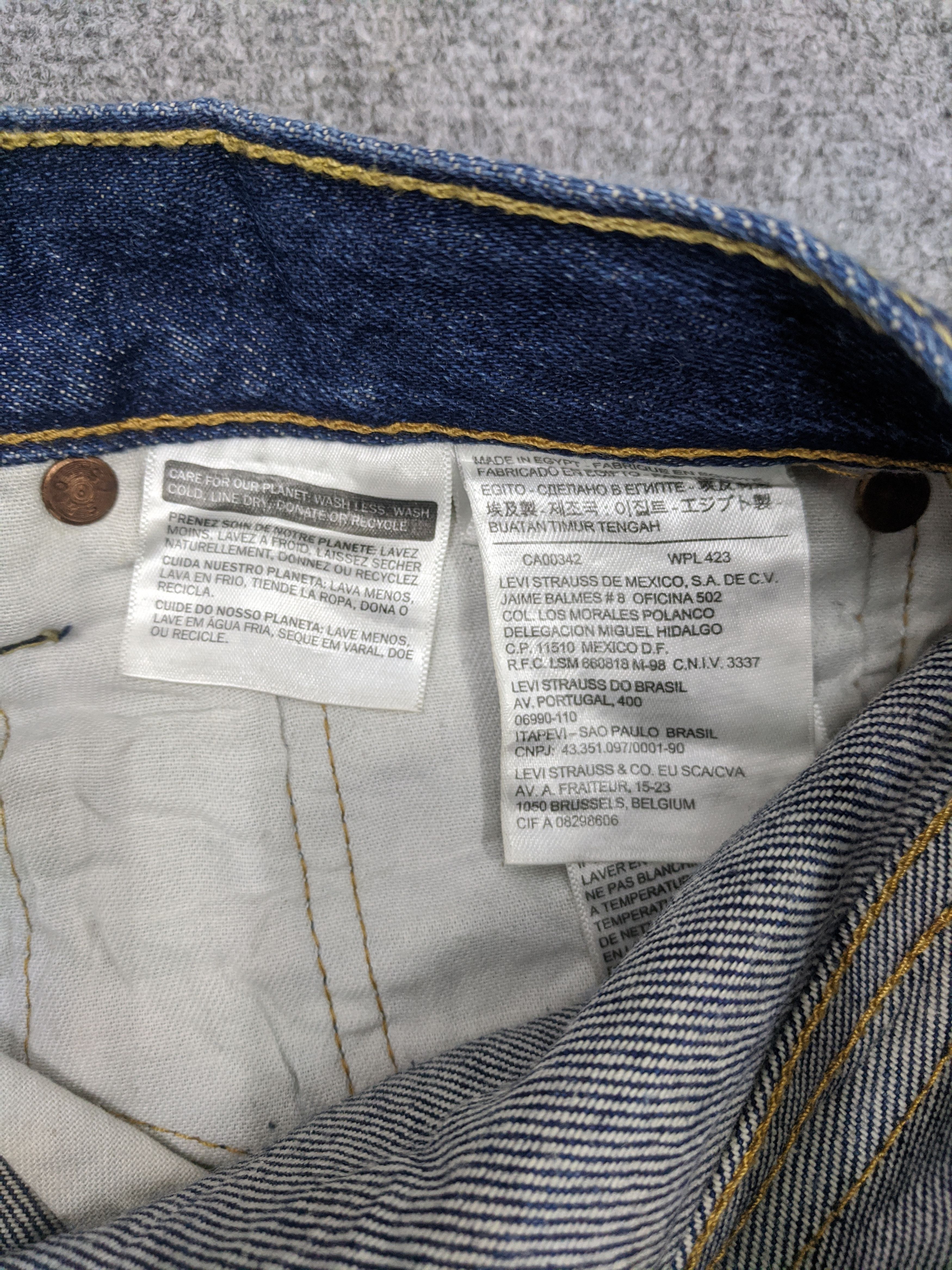 Levi's Vintage 90s Levis 501 Jeans DP0918 Size US 33 - 8 Thumbnail