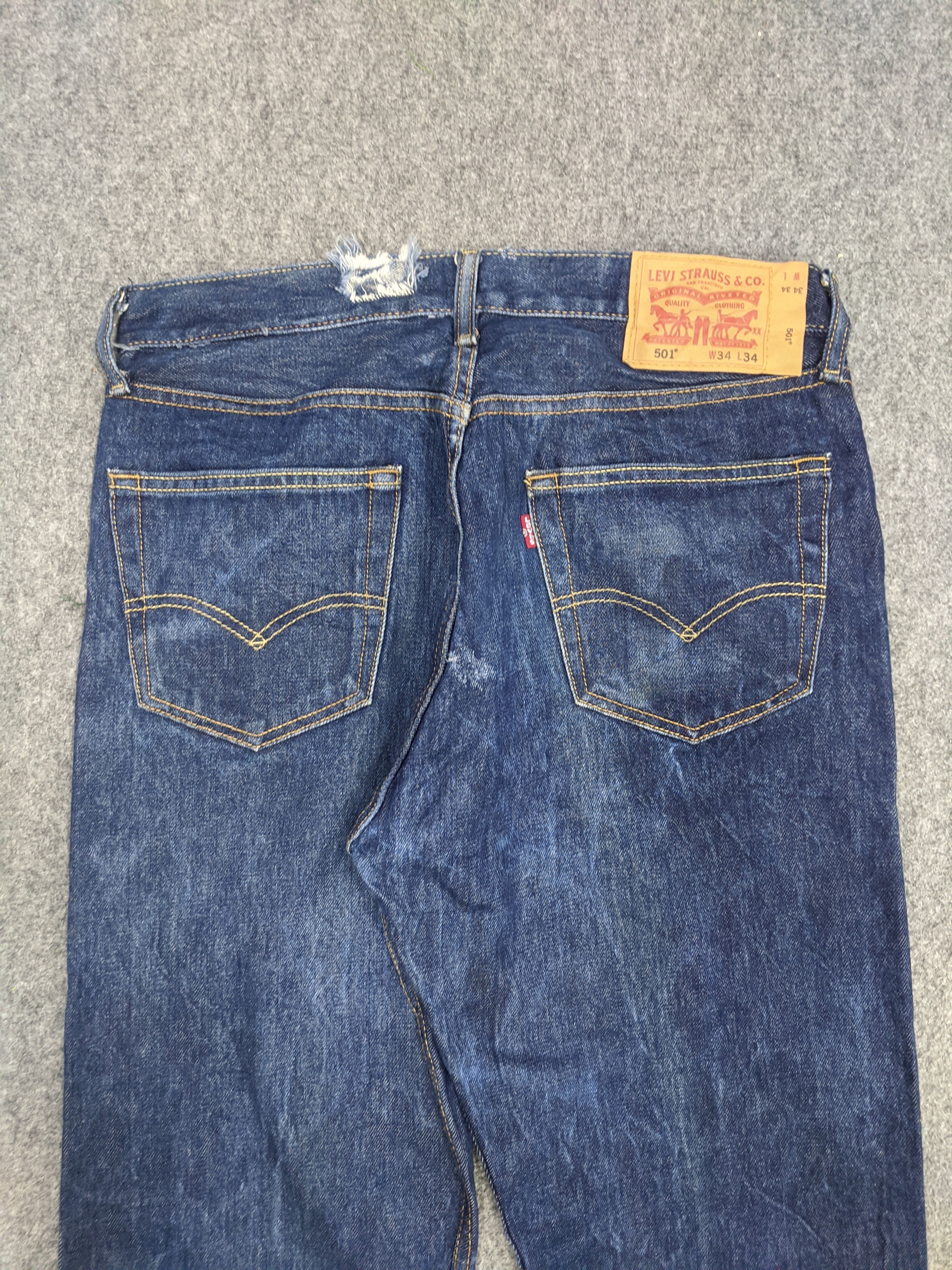Levi's Vintage 90s Levis 501 Jeans DP0918 Size US 33 - 4 Thumbnail