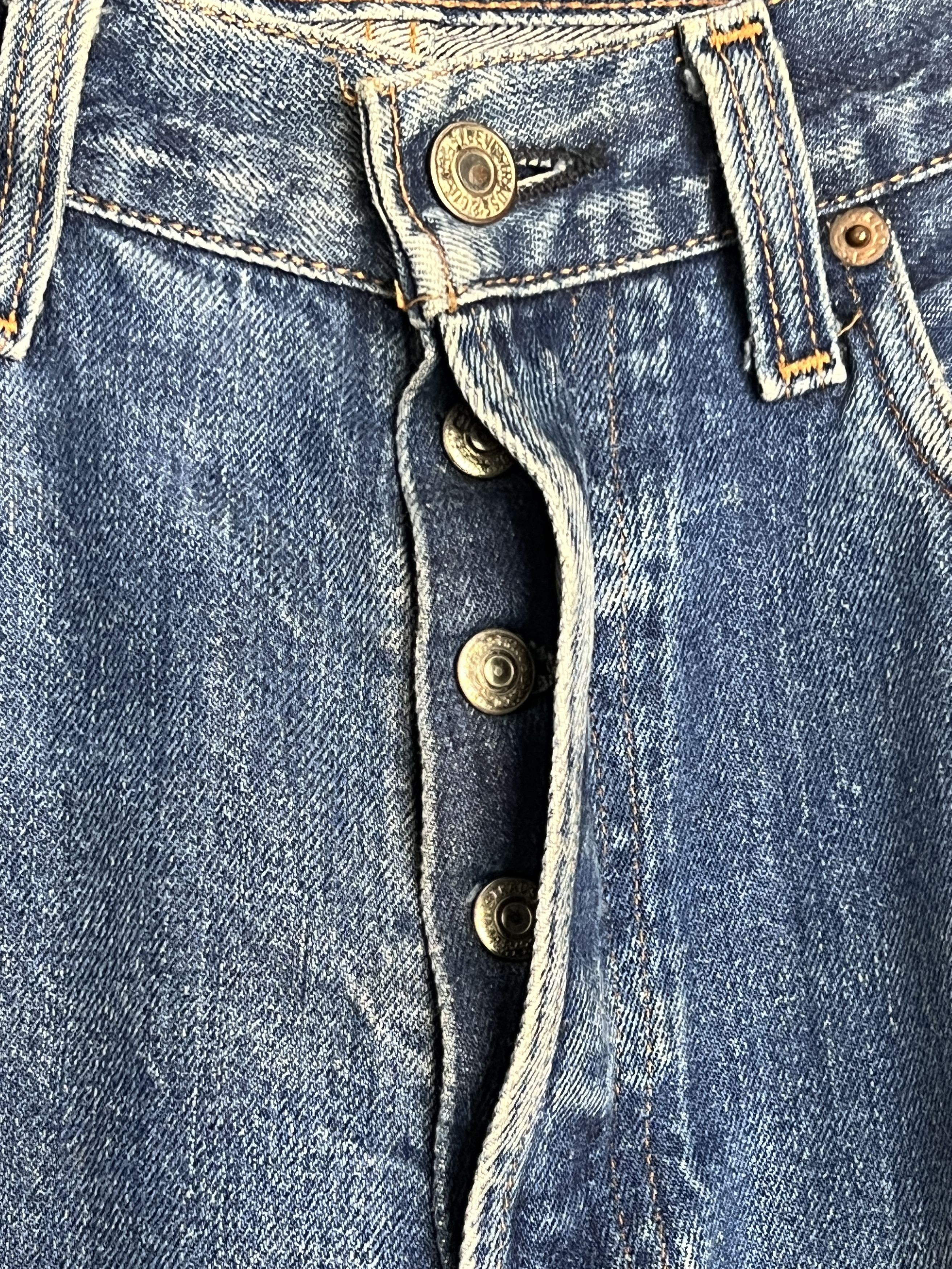 Levi's 1990s Levi's 501 Redline Selvedge #555 Valencia Jeans Size US 32 / EU 48 - 6 Thumbnail