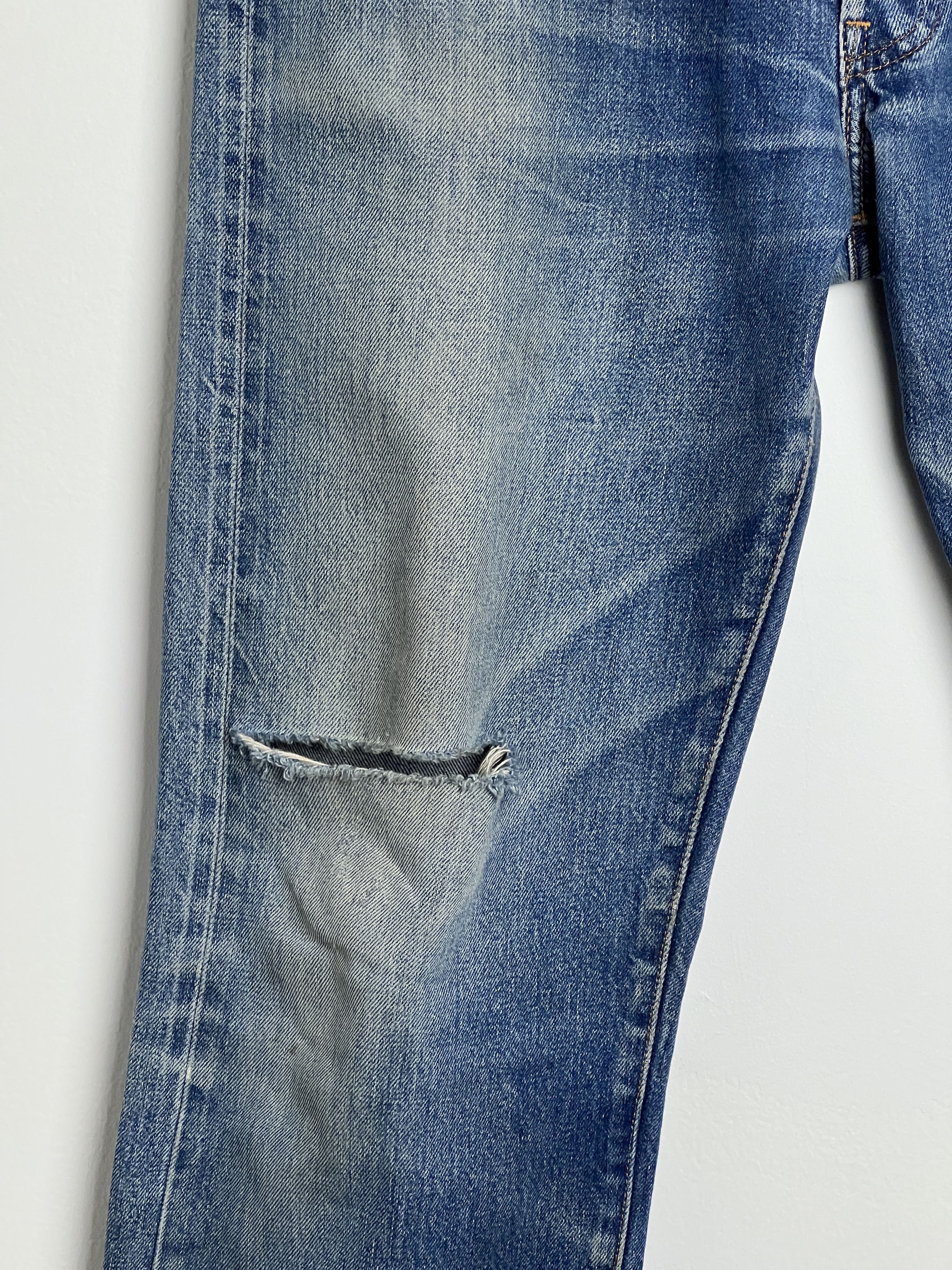Levi's 1990s Levi's 501 Redline Selvedge #555 Valencia Jeans Size US 32 / EU 48 - 4 Thumbnail