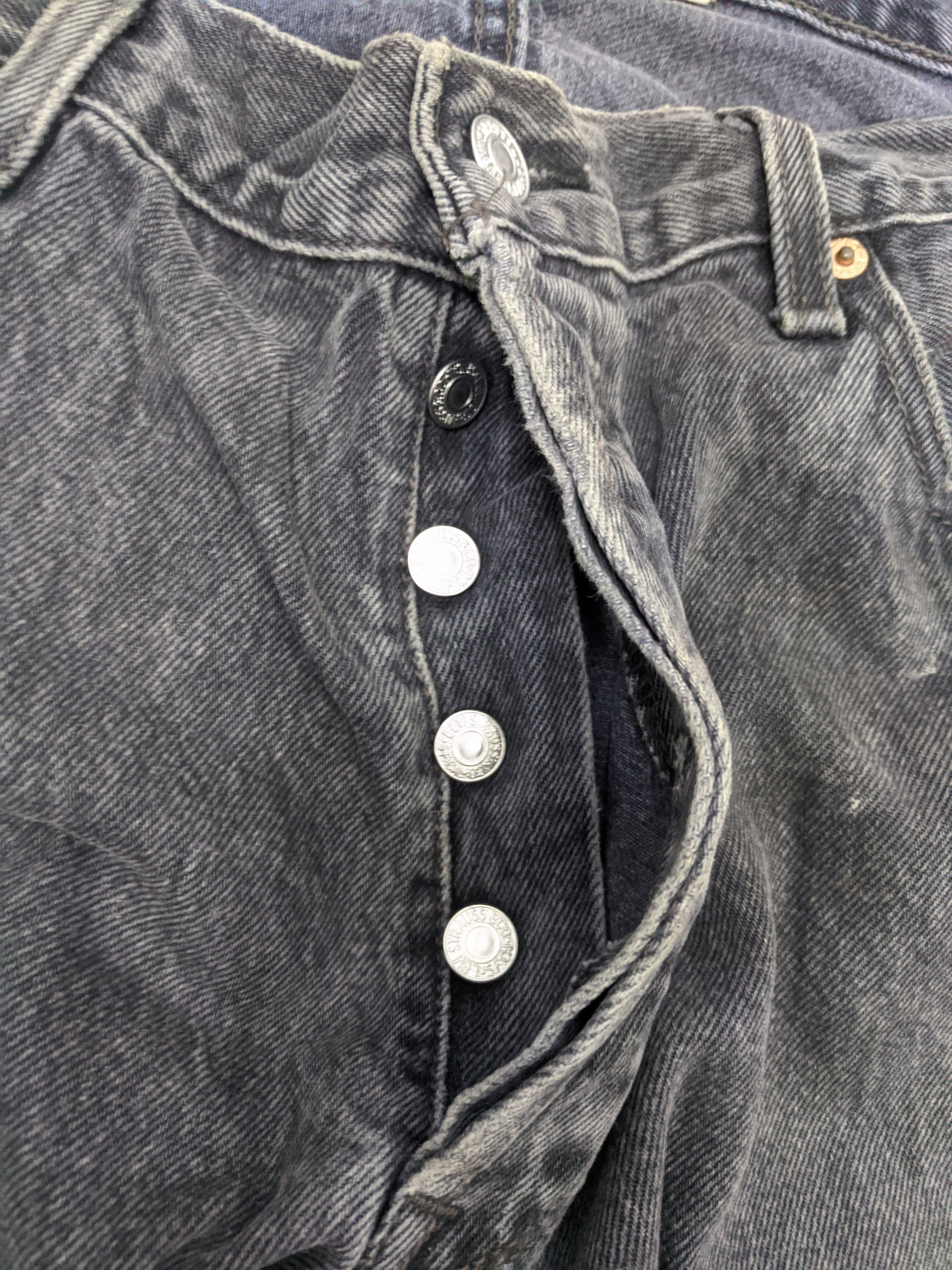 Levi's Vintage 90s Levis 501 Jeans DP0919 Size US 35 - 11 Thumbnail