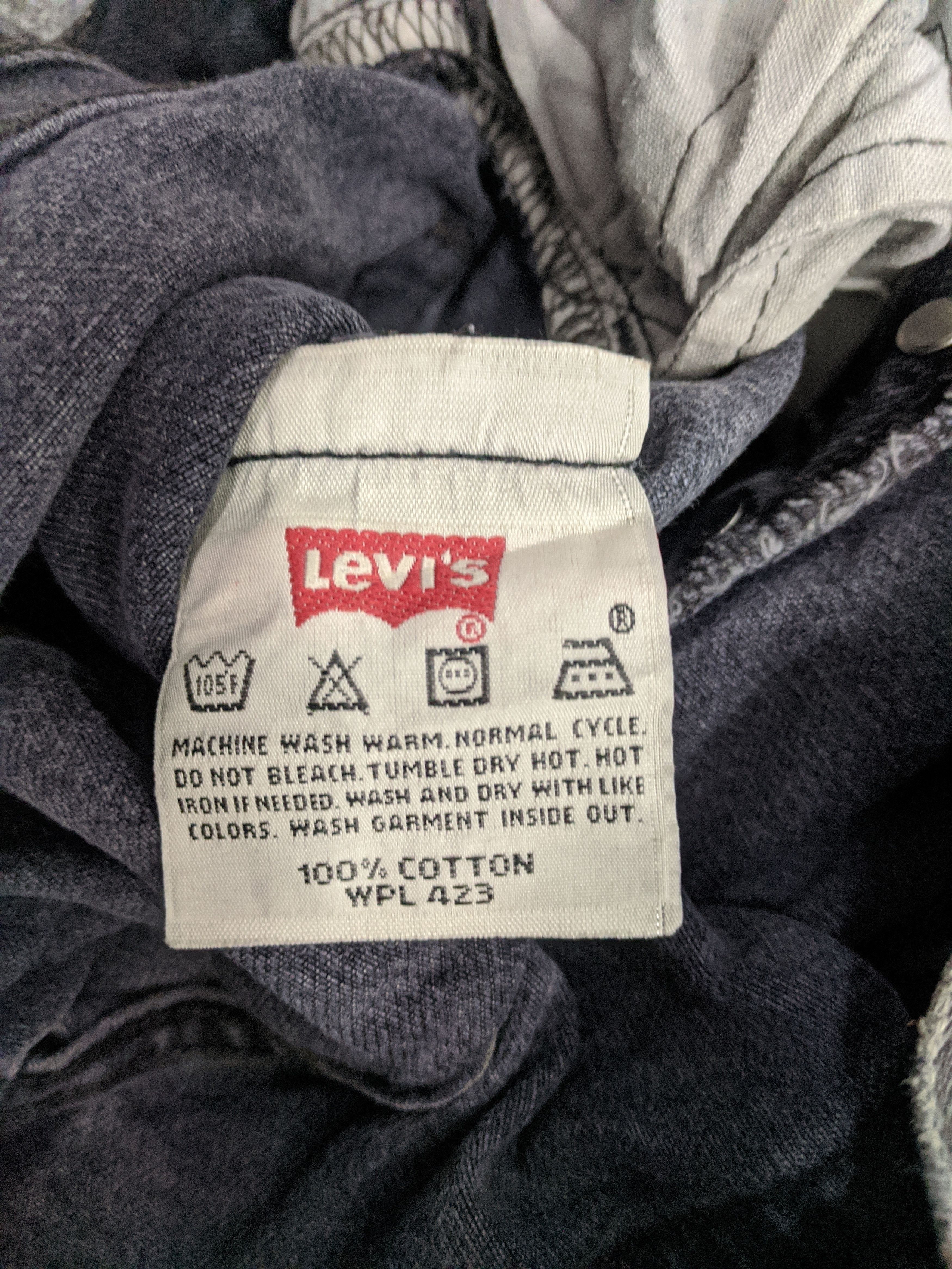 Levi's Vintage 90s Levis 501 Jeans DP0919 Size US 35 - 7 Thumbnail