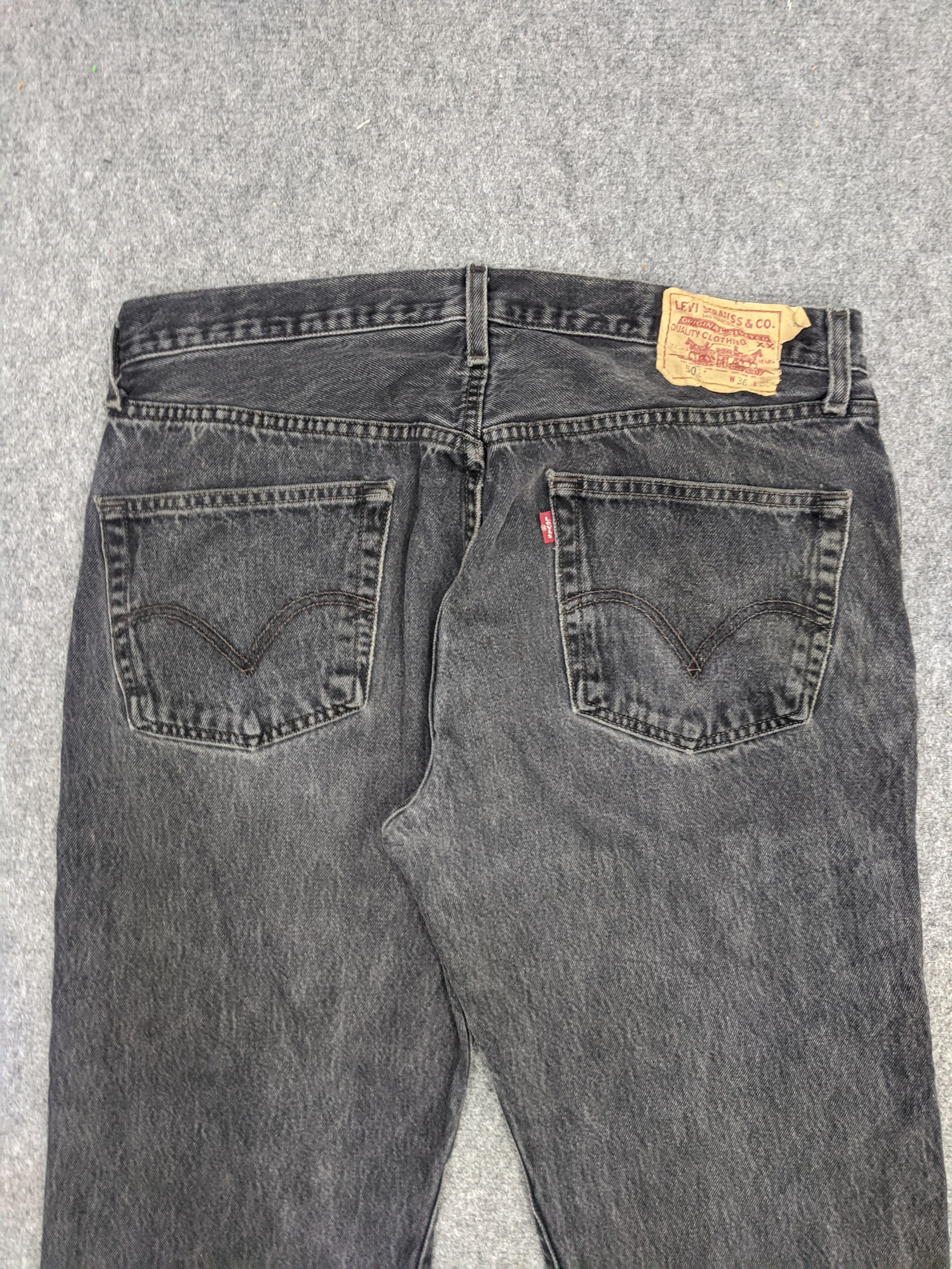 Levi's Vintage 90s Levis 501 Jeans DP0919 Size US 35 - 4 Thumbnail