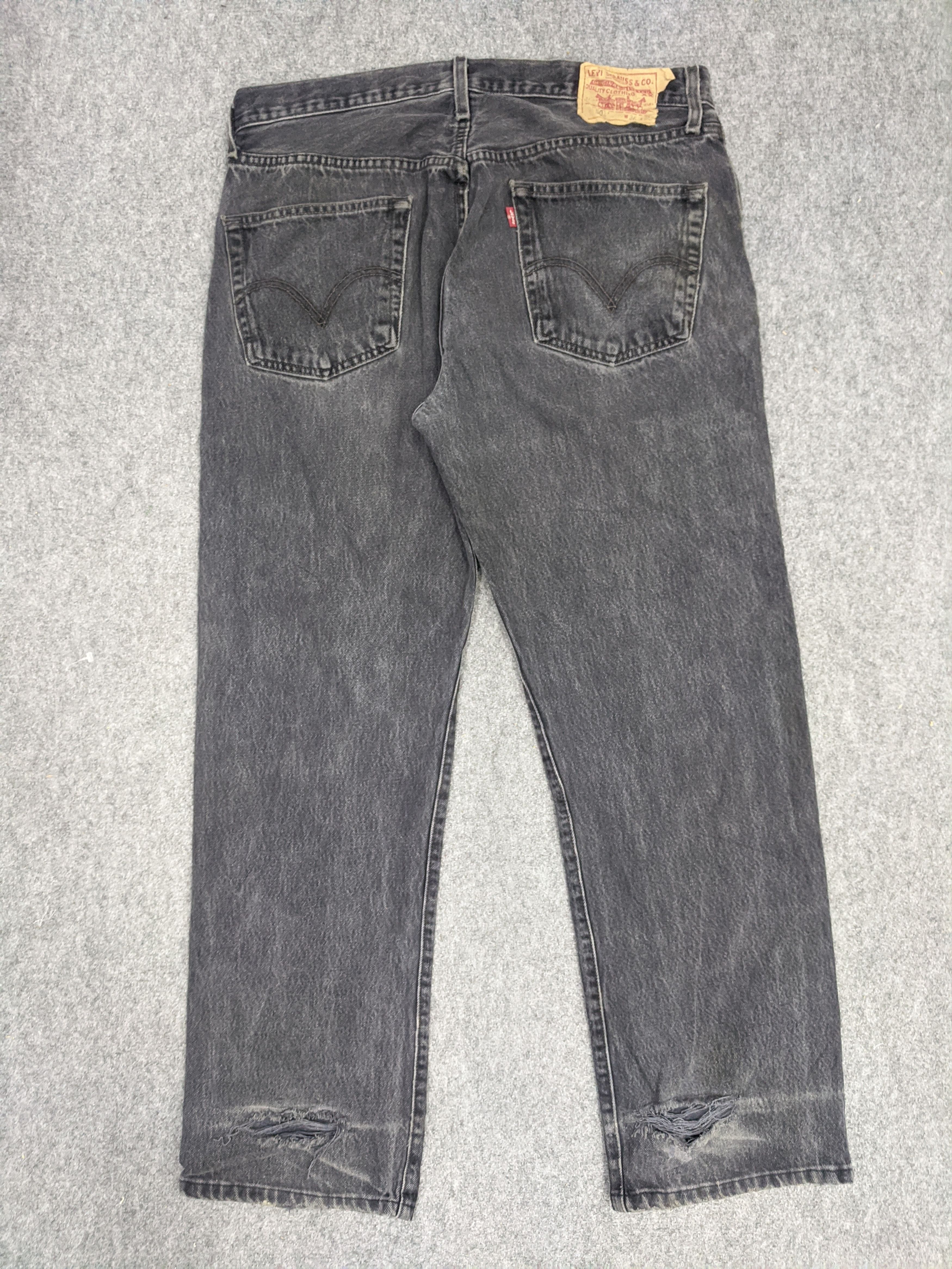 Levi's Vintage 90s Levis 501 Jeans DP0919 Size US 35 - 3 Thumbnail