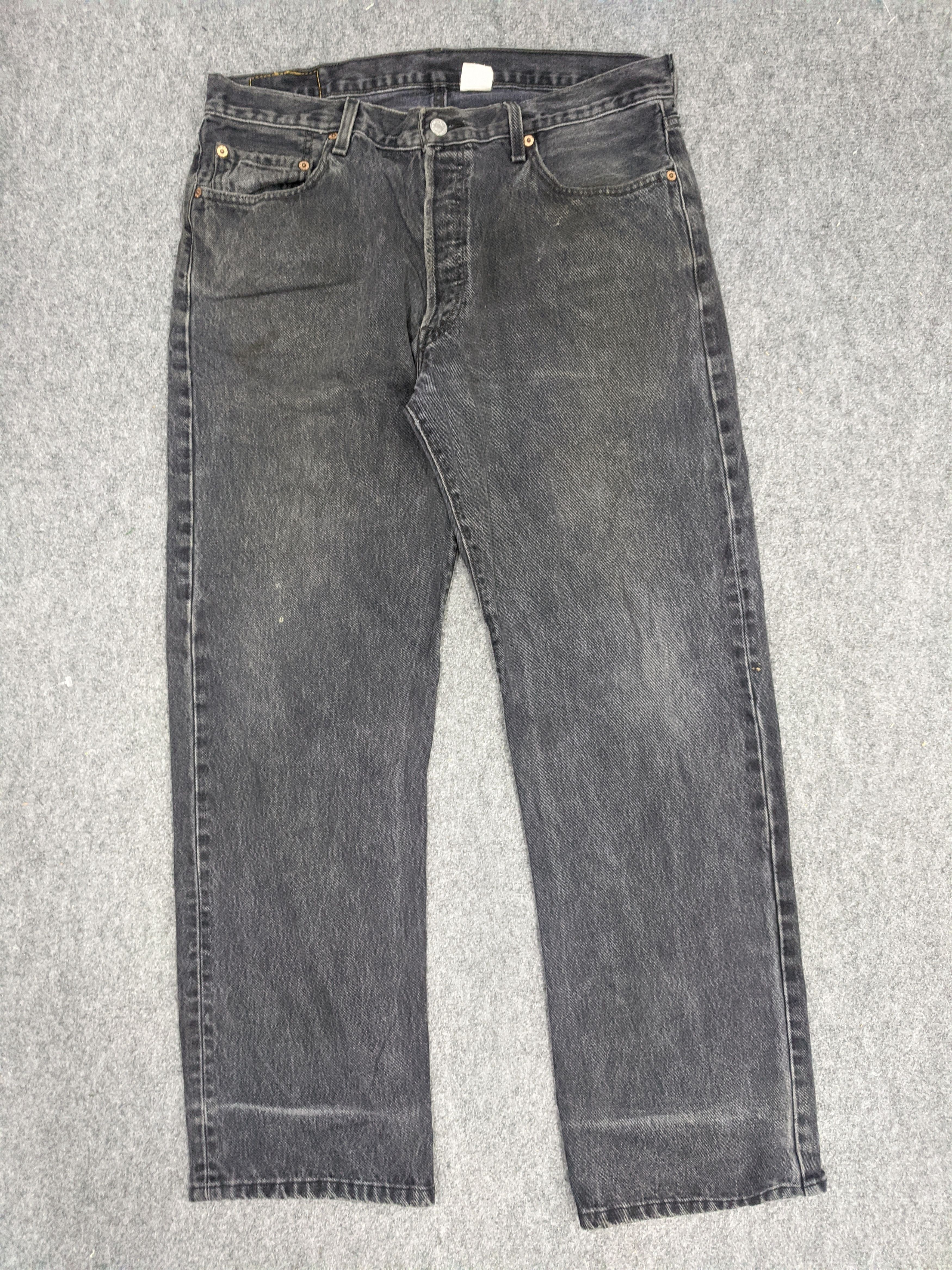 Levi's Vintage 90s Levis 501 Jeans DP0919 Size US 35 - 1 Thumbnail