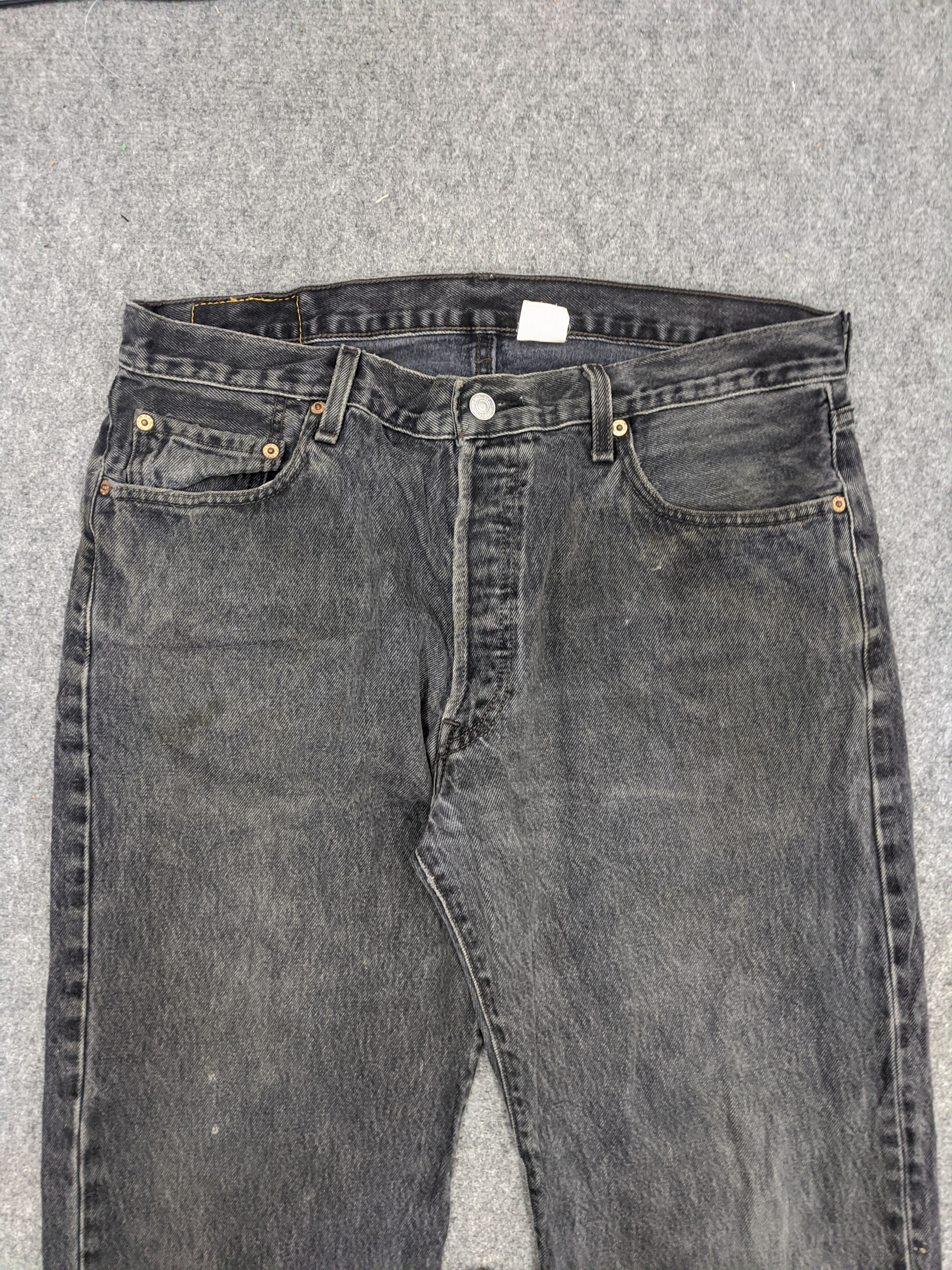 Levi's Vintage 90s Levis 501 Jeans DP0919 Size US 35 - 2 Thumbnail