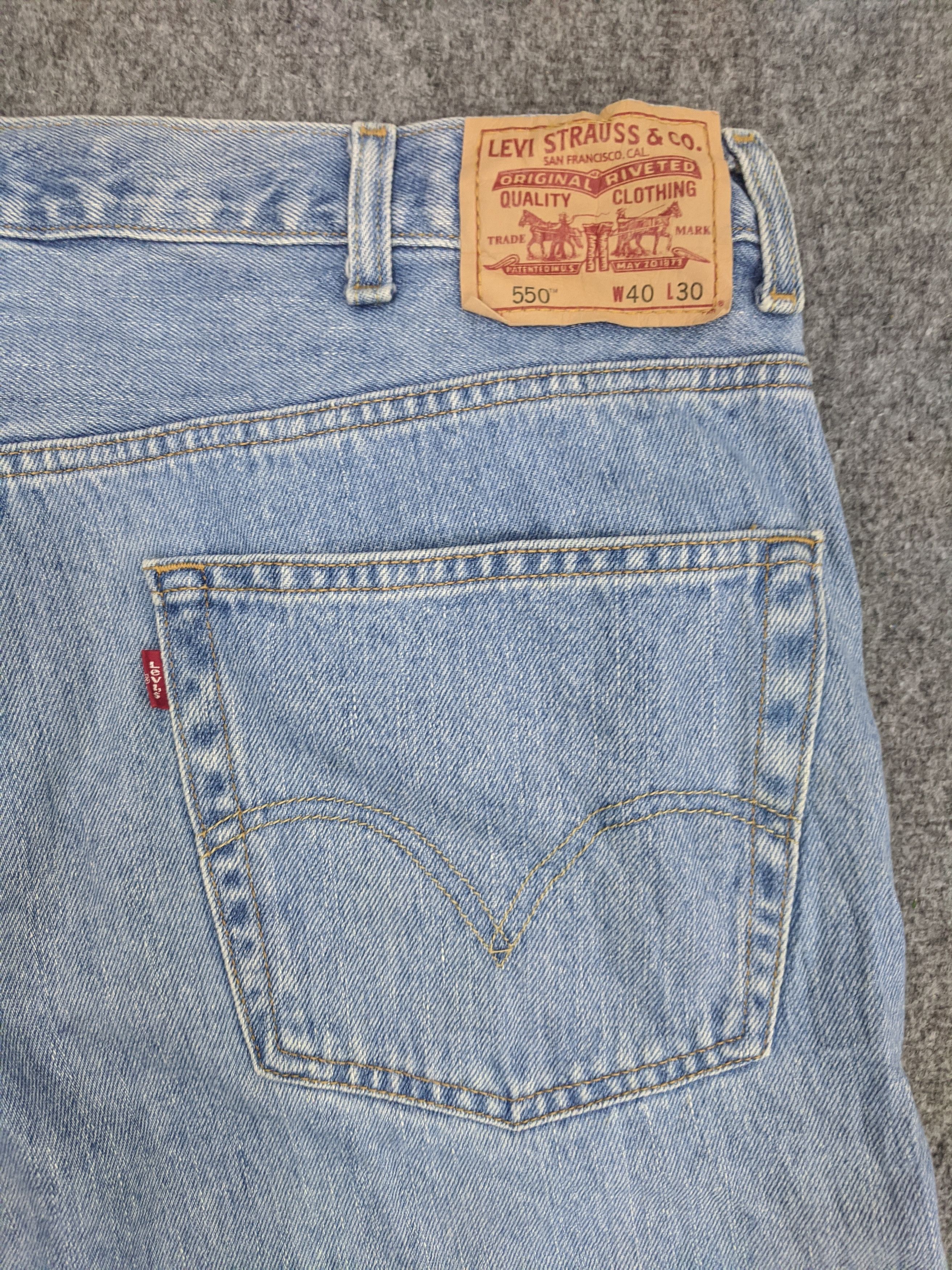 Levi's Vintage Levis 550 Light Wash Jeans DP0921 Size US 40 / EU 56 - 12 Thumbnail