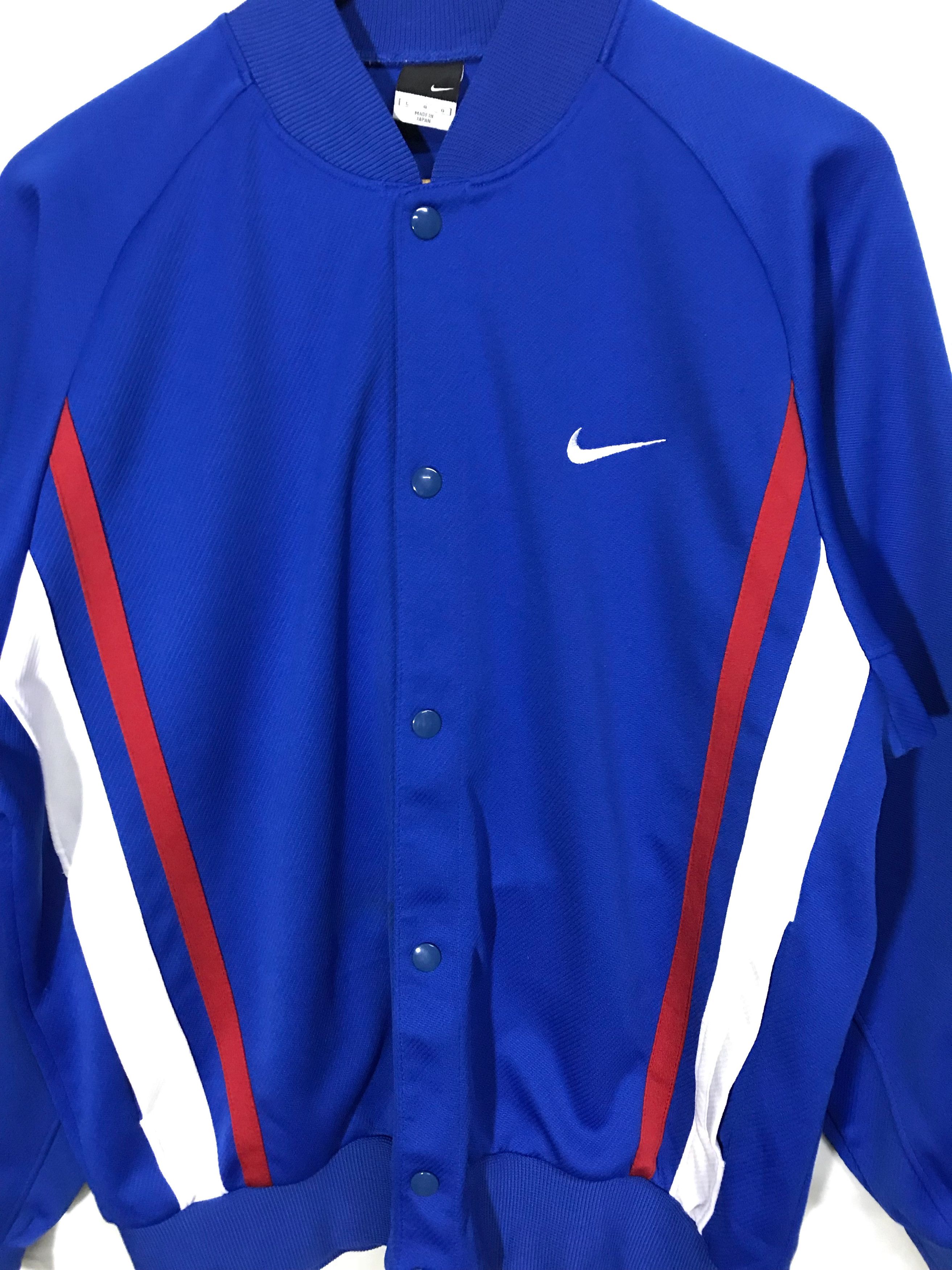 Nike Vintage Nike Button Snap Sweater Jacket Size US L / EU 52-54 / 3 - 5 Thumbnail