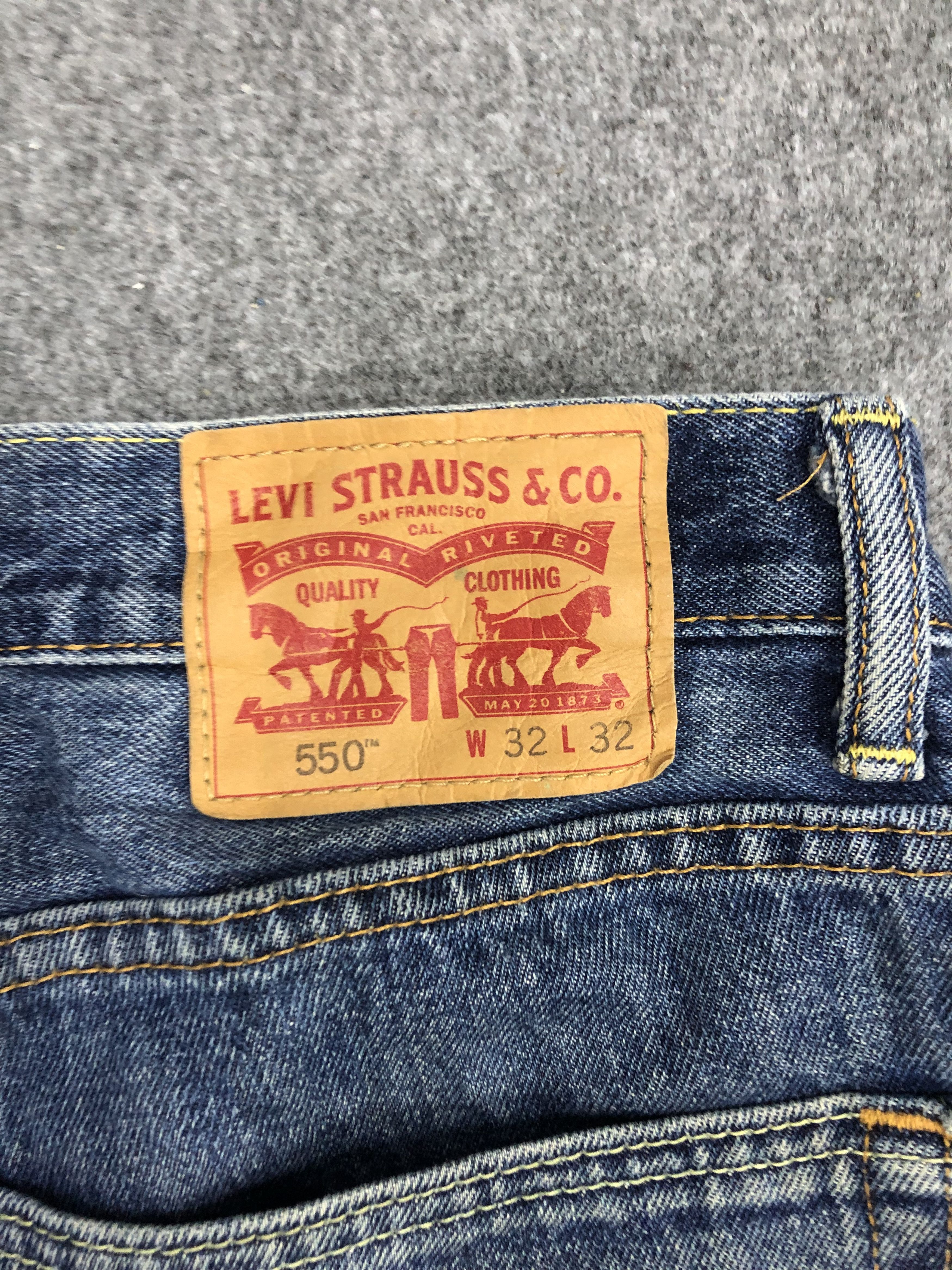 Levi's Vintage Levis 550 Jeans DP0945 Size US 35 - 5 Thumbnail
