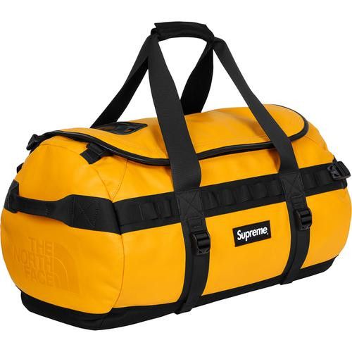 Supreme Supreme®/The North Face® Leather Base Camp Duffel Yellow | Grailed