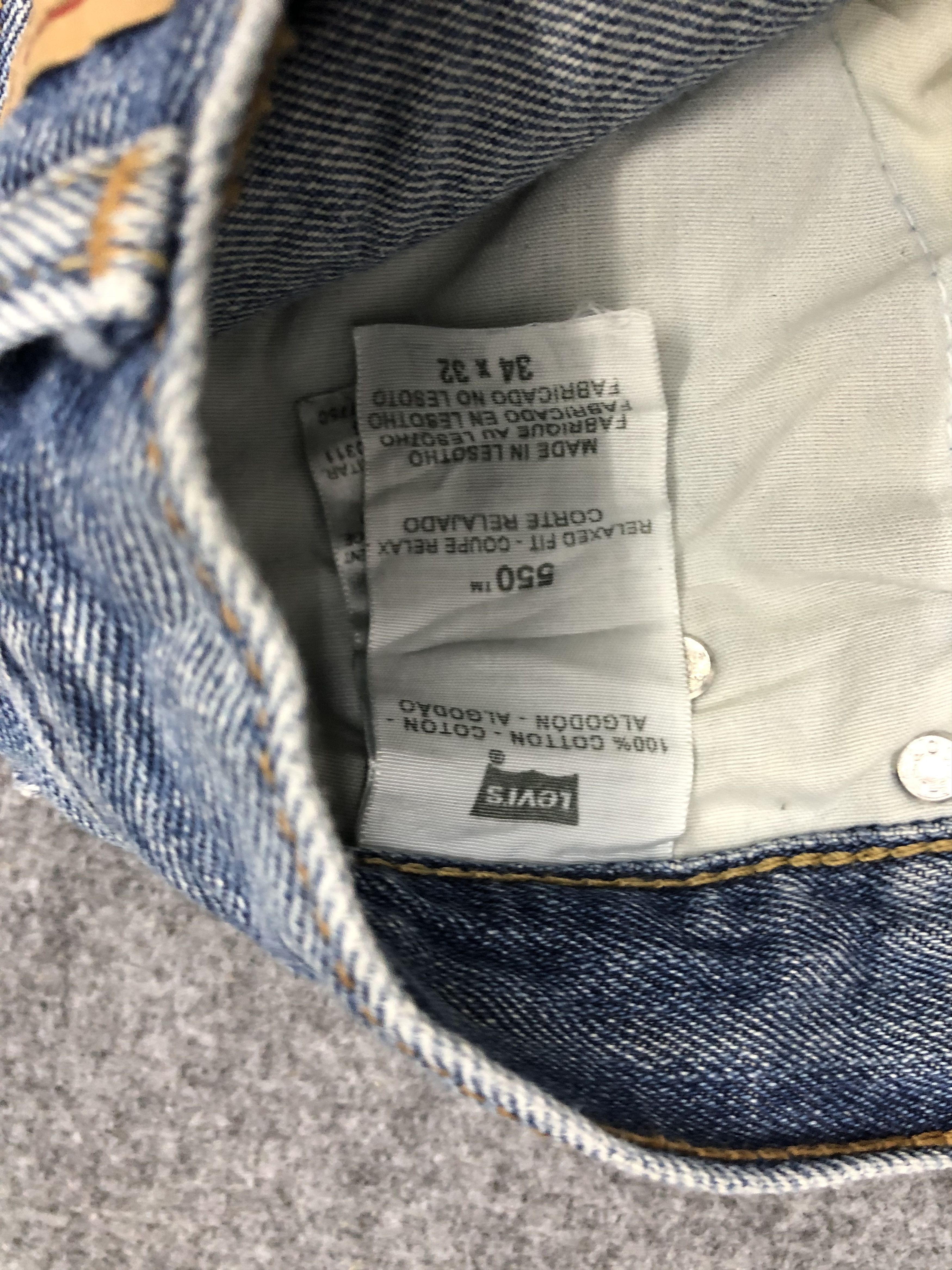 Levi's × Vintage Vintage Levis 550 Light Wash Jeans DP0944 Size US 34 / EU 50 - 7 Thumbnail