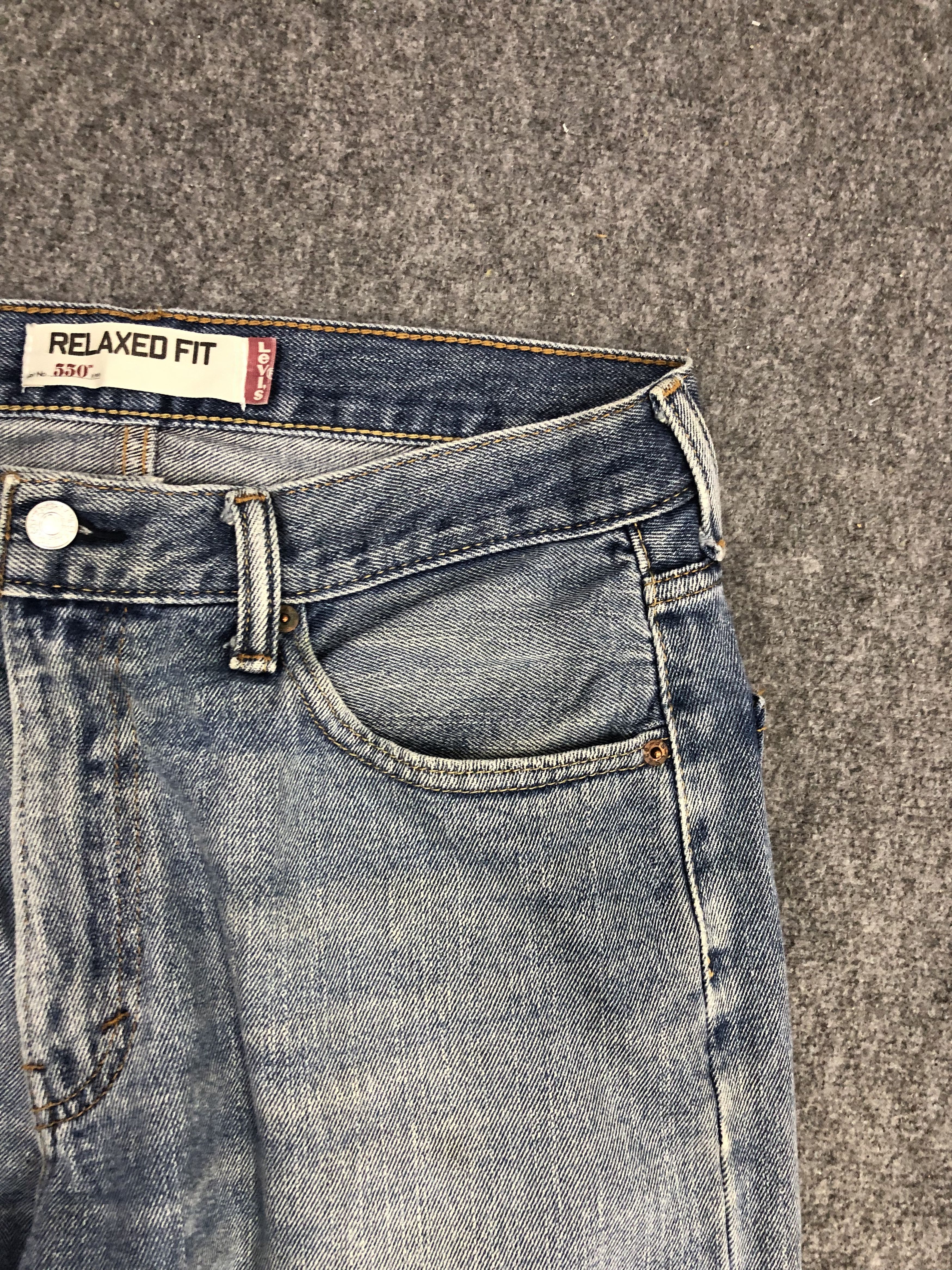 Levi's × Vintage Vintage Levis 550 Light Wash Jeans DP0944 Size US 34 / EU 50 - 9 Thumbnail
