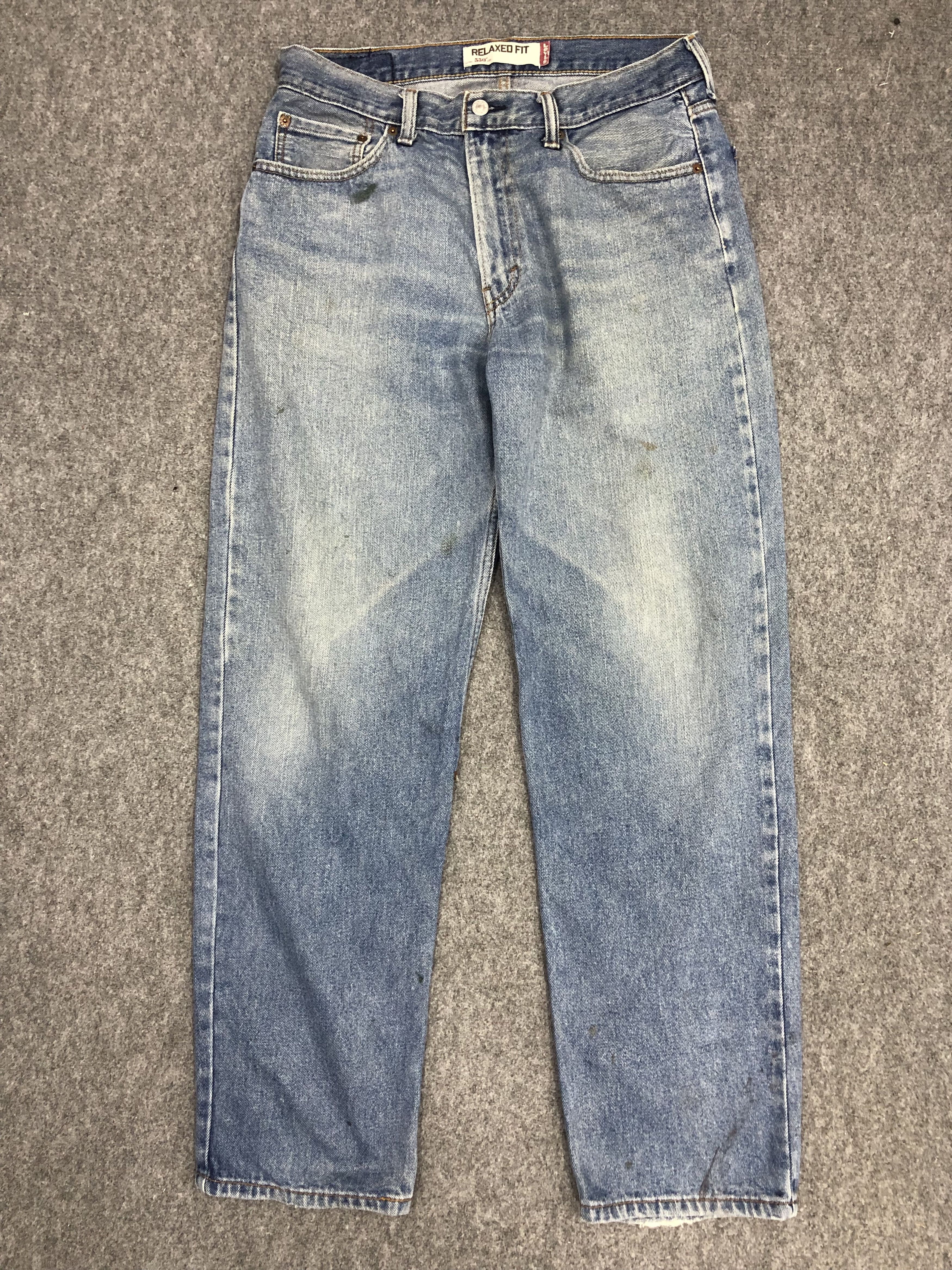 Levi's × Vintage Vintage Levis 550 Light Wash Jeans DP0944 Size US 34 / EU 50 - 1 Thumbnail