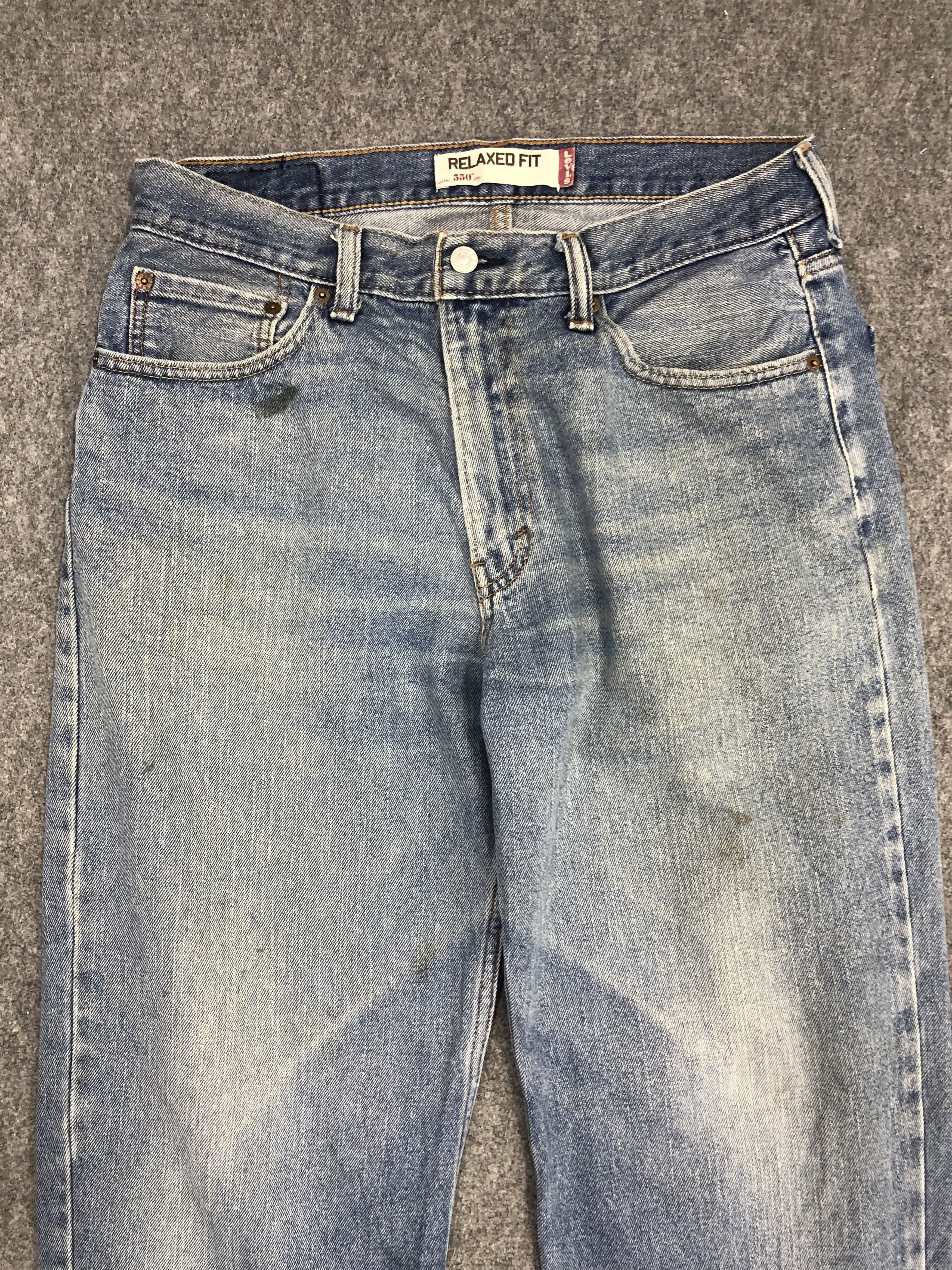 Levi's × Vintage Vintage Levis 550 Light Wash Jeans DP0944 Size US 34 / EU 50 - 2 Thumbnail