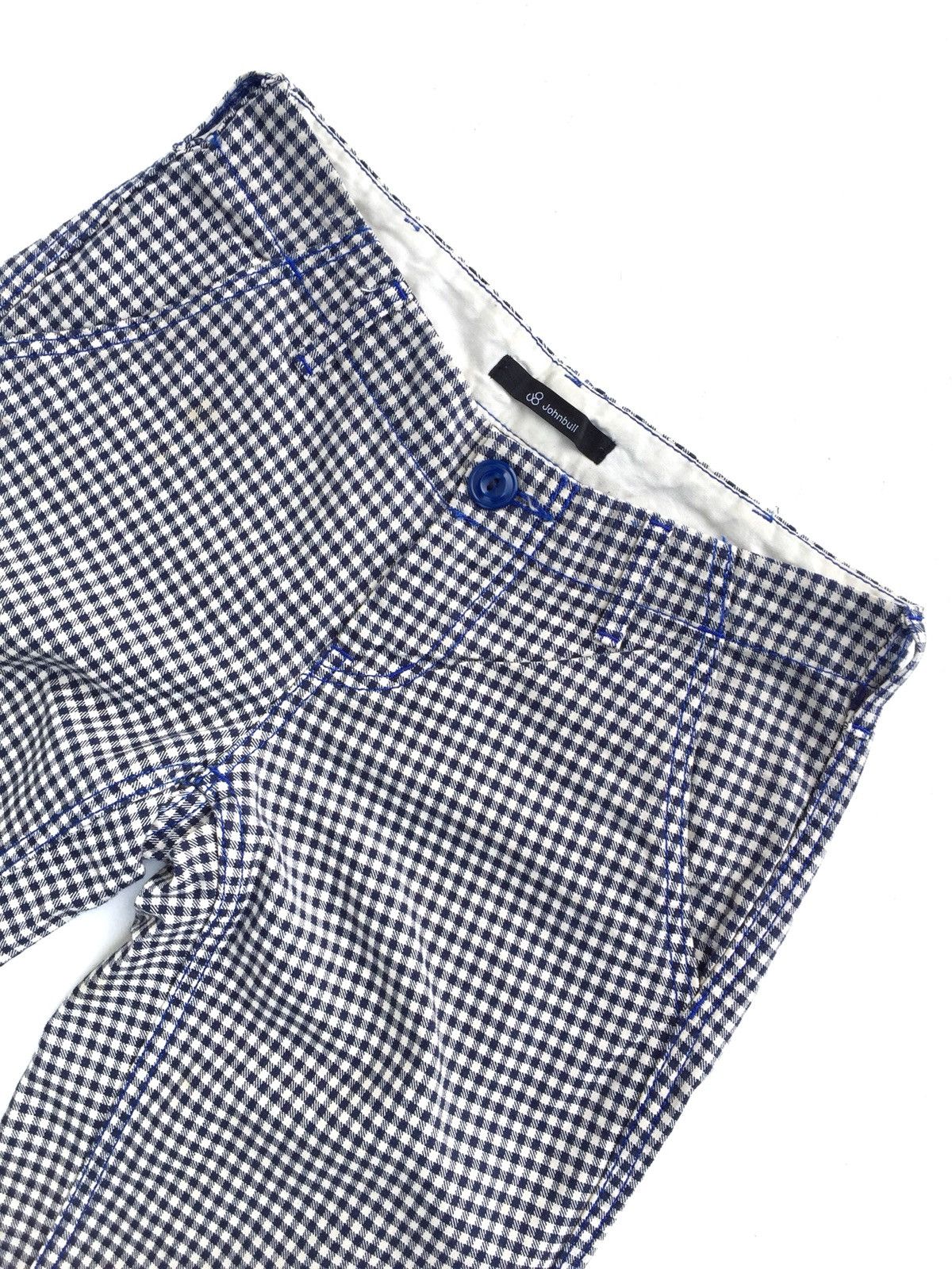 Japanese Brand × Johnbull JOHN BULL Houndstooth Checkered Workwear Trousers Pants Size US 27 - 5 Thumbnail