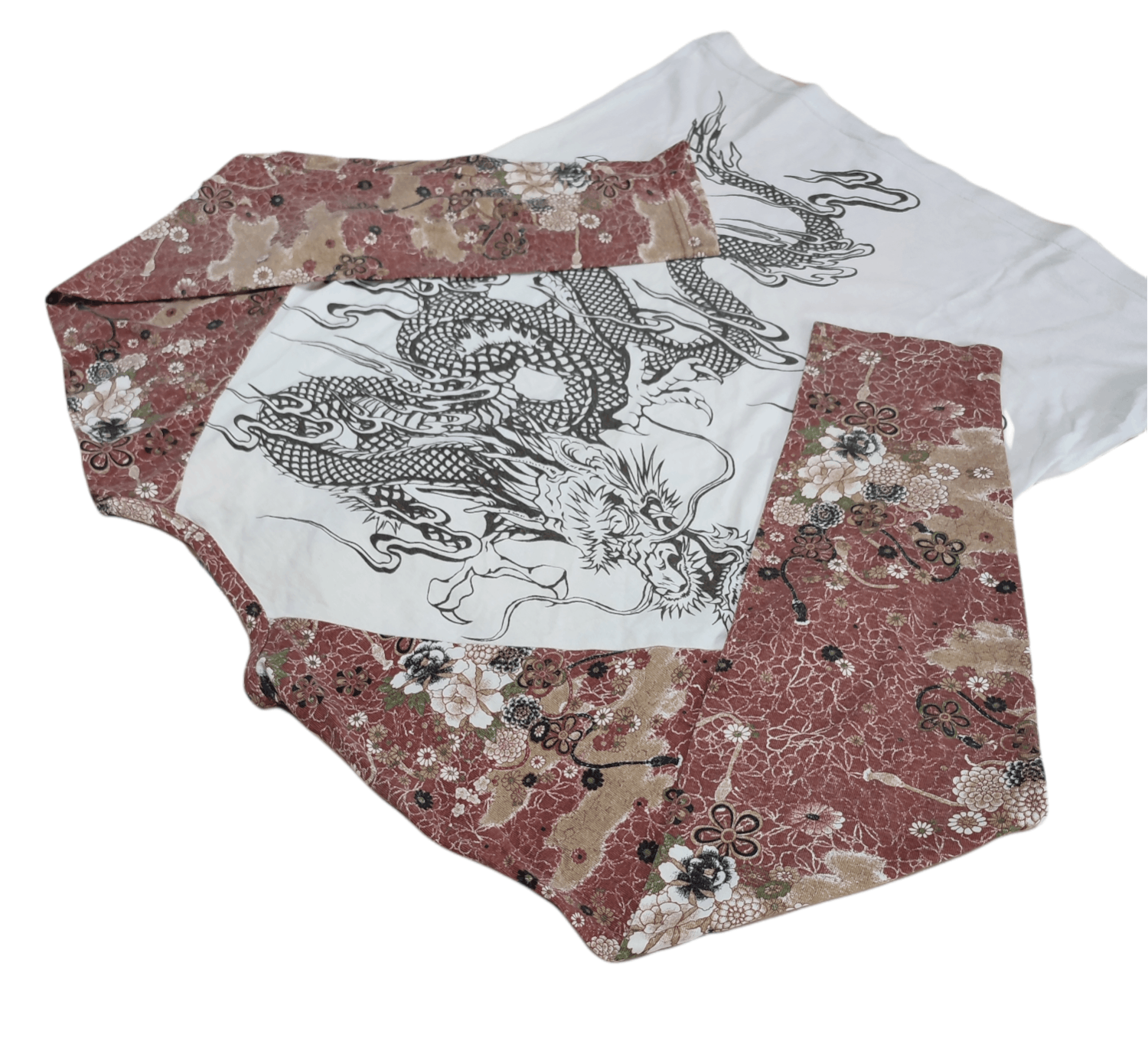 Japanese Brand × Tribal Streetwear Sukajan Japanese Dragons Motive Longsleeves Tee Size US M / EU 48-50 / 2 - 5 Thumbnail