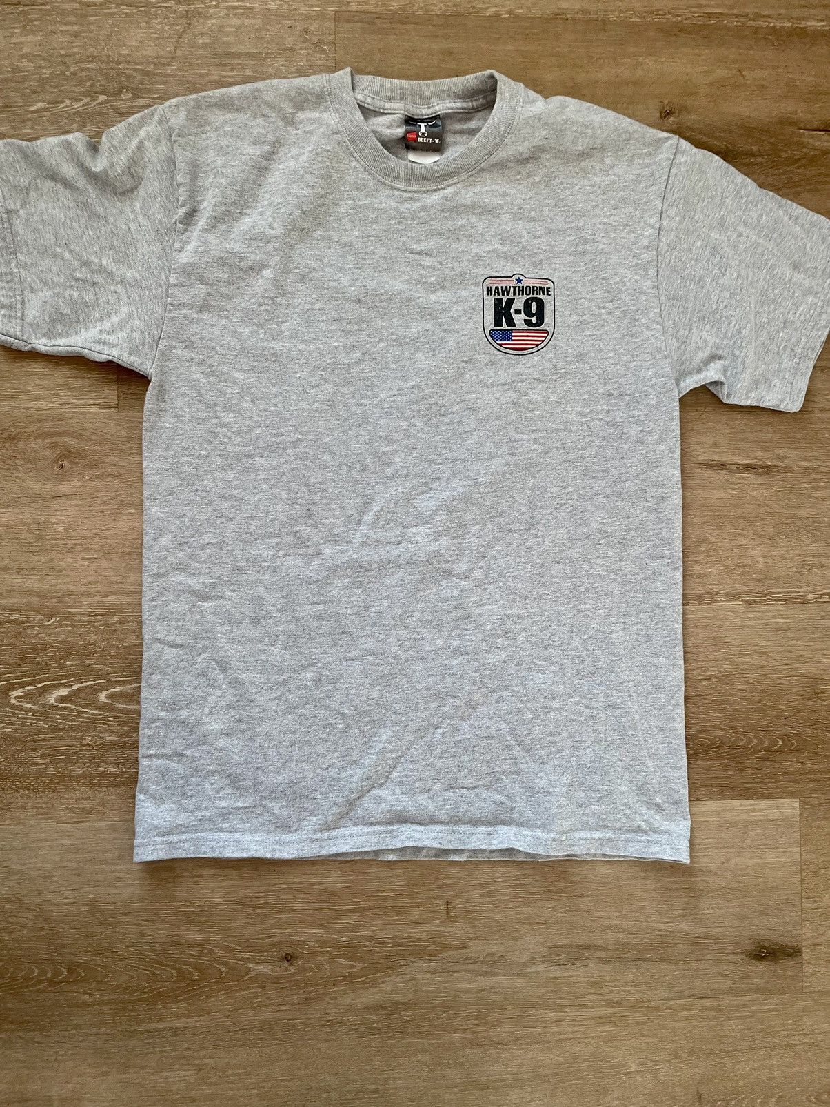 Hanes Y2K Hawthorne K-9 German Shepard Police Dog Americana Tee Size US L / EU 52-54 / 3 - 4 Thumbnail