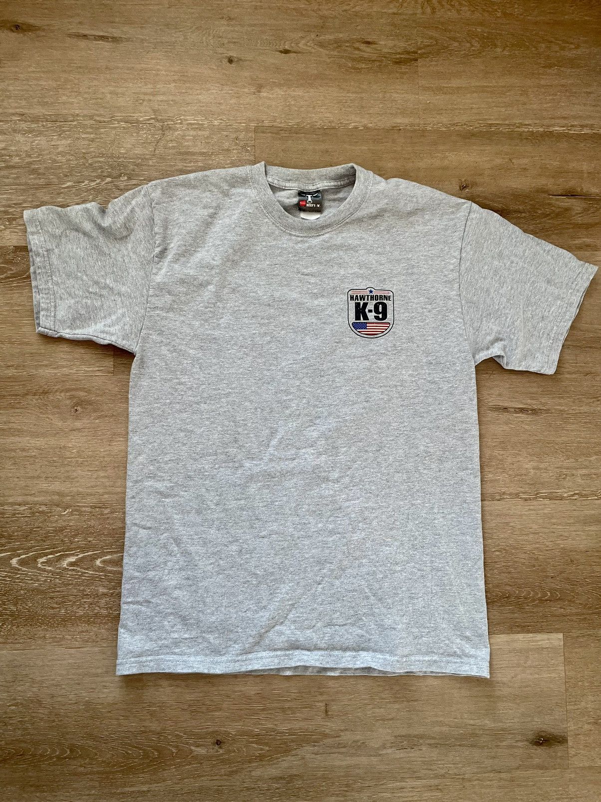 Hanes Y2K Hawthorne K-9 German Shepard Police Dog Americana Tee Size US L / EU 52-54 / 3 - 2 Thumbnail