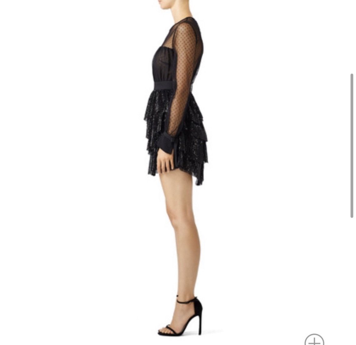 Christian Pellizzari Christian Pellizzari Sequin Mesh Cocktail Holiday Dress Size S / US 4 / IT 40 - 4 Thumbnail