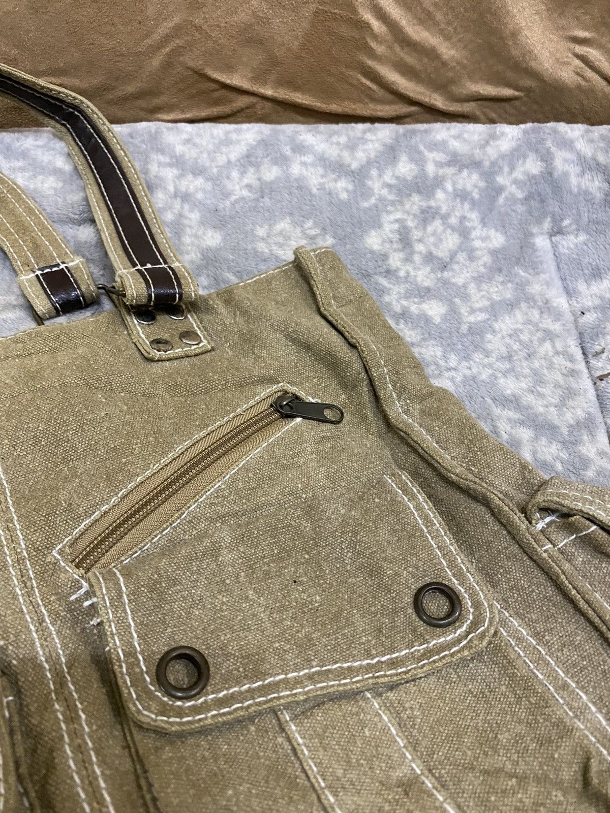 Designer × Japanese Brand Steals💥 Japanase Brand Canvas Tote Bag Size ONE SIZE - 3 Thumbnail