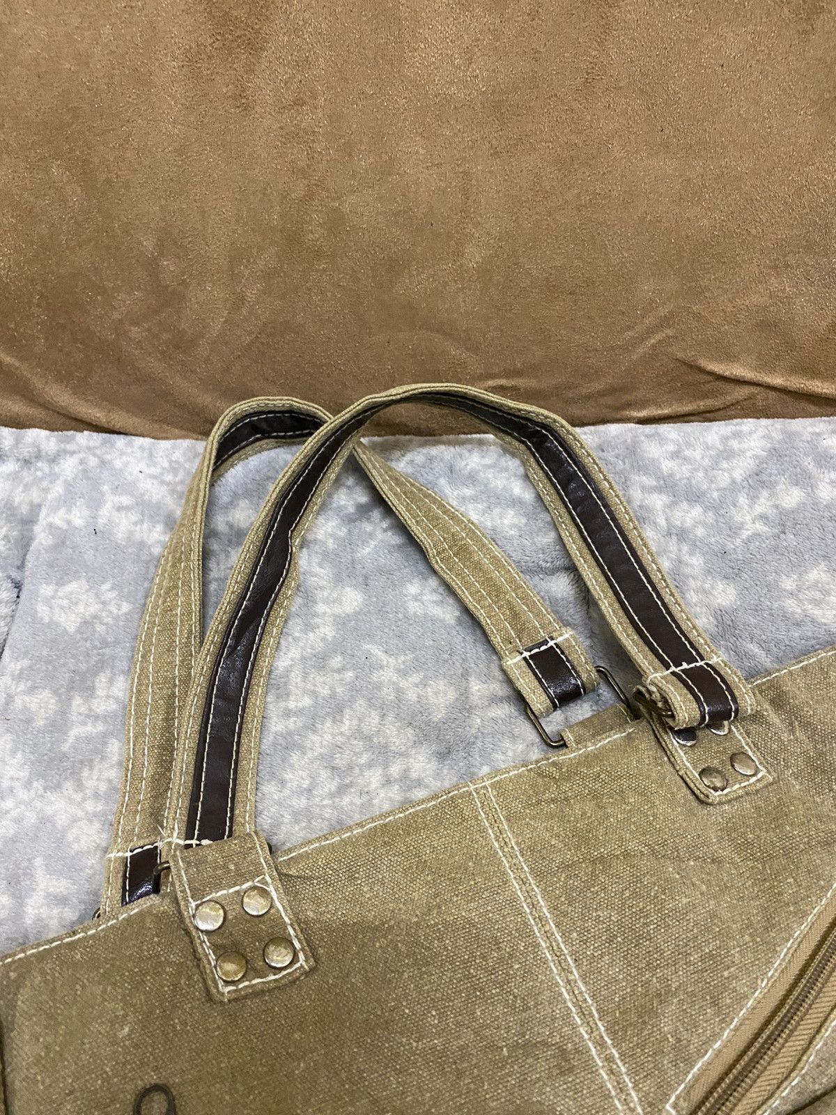 Designer × Japanese Brand Steals💥 Japanase Brand Canvas Tote Bag Size ONE SIZE - 2 Thumbnail