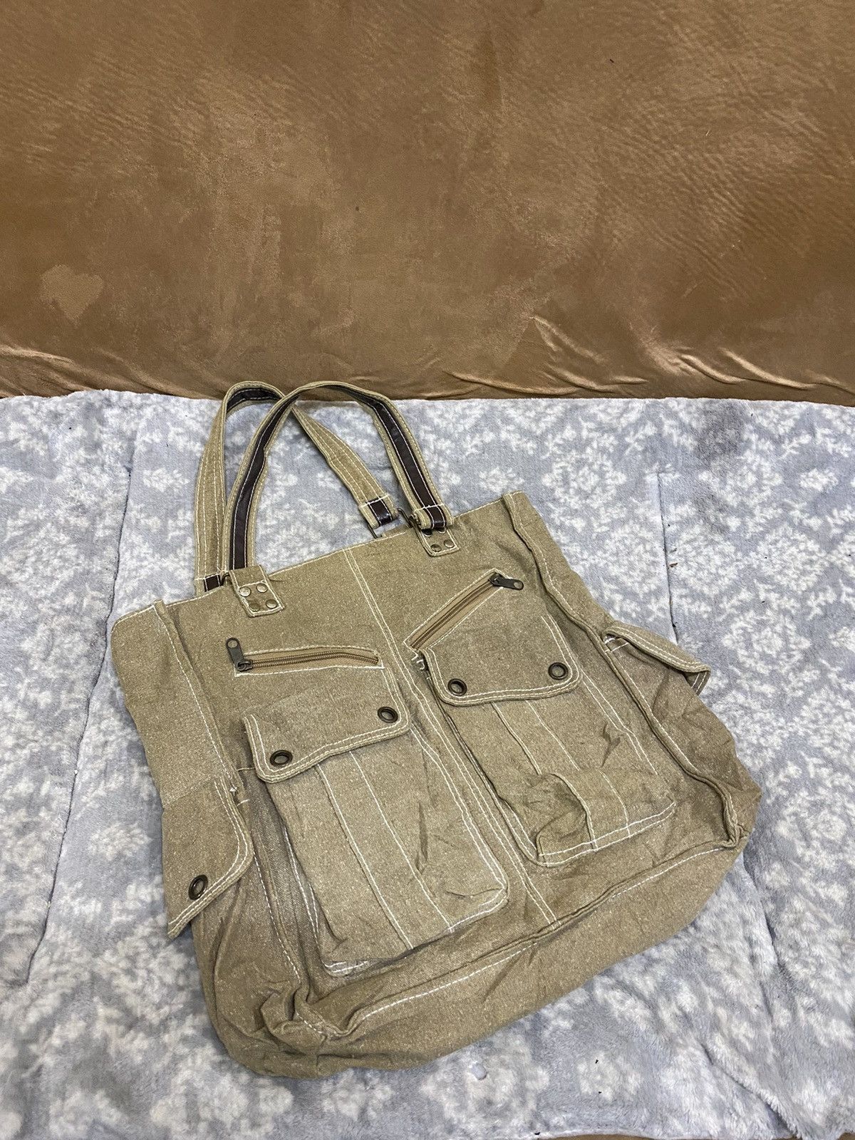 Designer × Japanese Brand Steals💥 Japanase Brand Canvas Tote Bag Size ONE SIZE - 1 Thumbnail