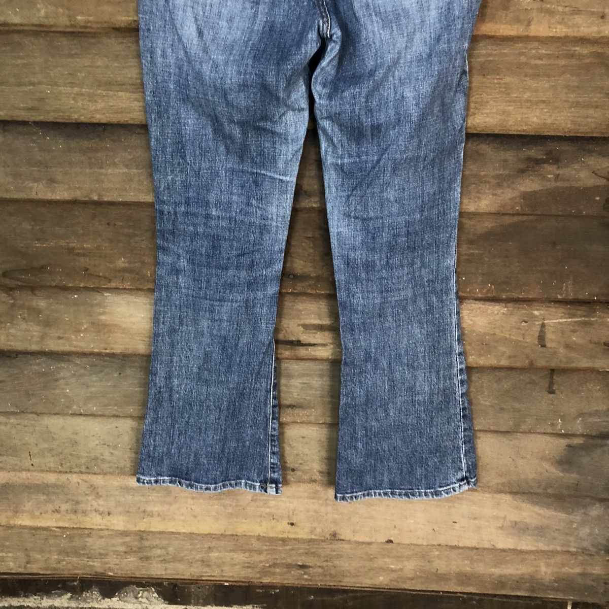 Japanese Brand Betty Smith Blue love pocket Denim Pants #4985 Size 27" / US 4 / IT 40 - 11 Thumbnail