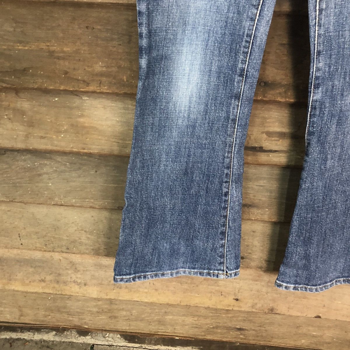 Japanese Brand Betty Smith Blue love pocket Denim Pants #4985 Size 27" / US 4 / IT 40 - 6 Thumbnail