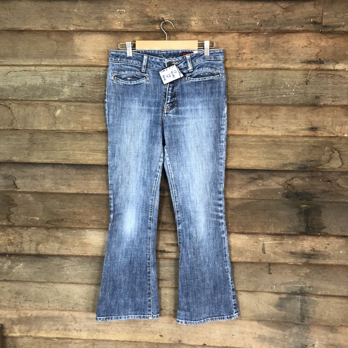 Japanese Brand Betty Smith Blue love pocket Denim Pants #4985 Size 27" / US 4 / IT 40 - 1 Thumbnail
