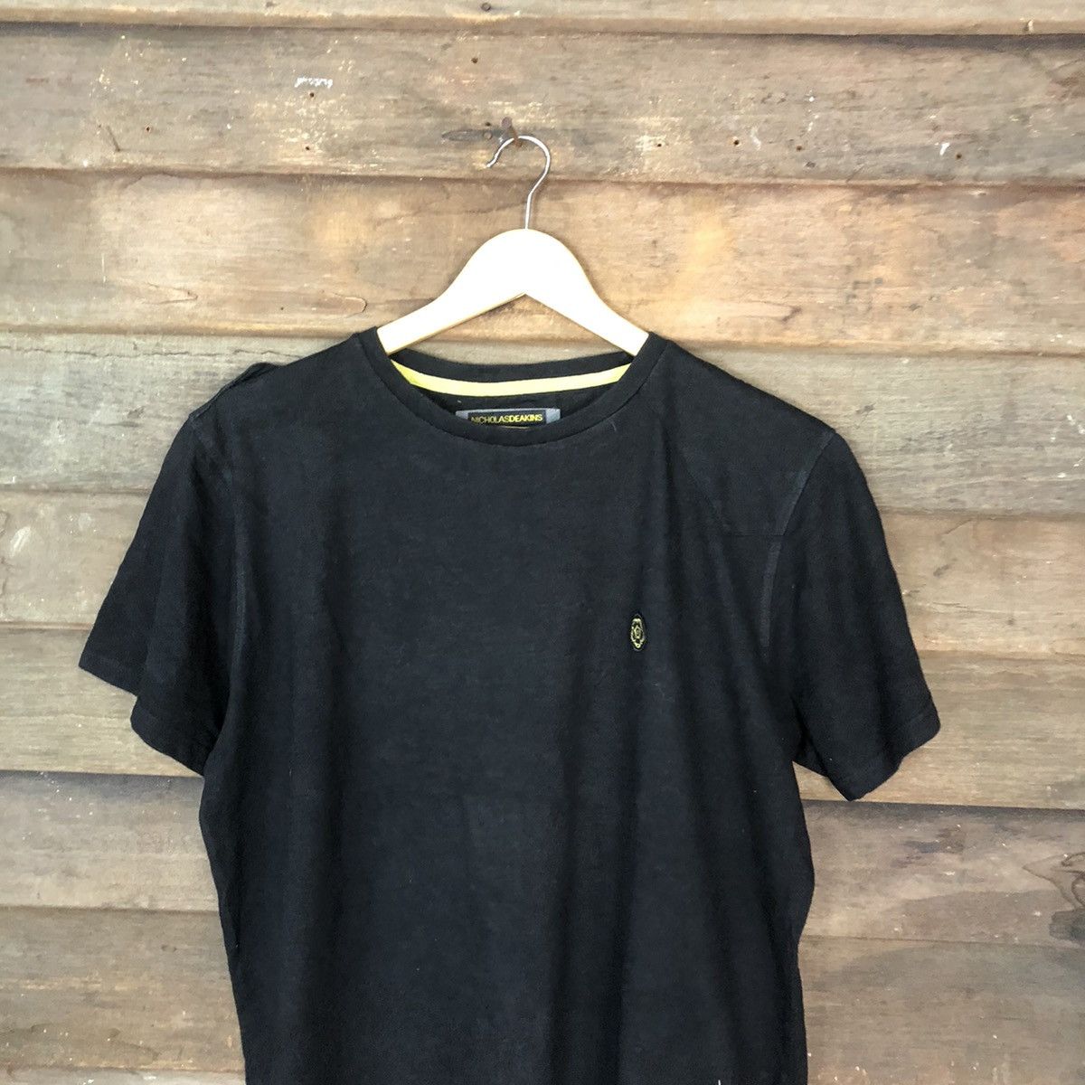 Japanese Brand Nicholas Deakins Black Tshirt #5061 Size US L / EU 52-54 / 3 - 2 Thumbnail