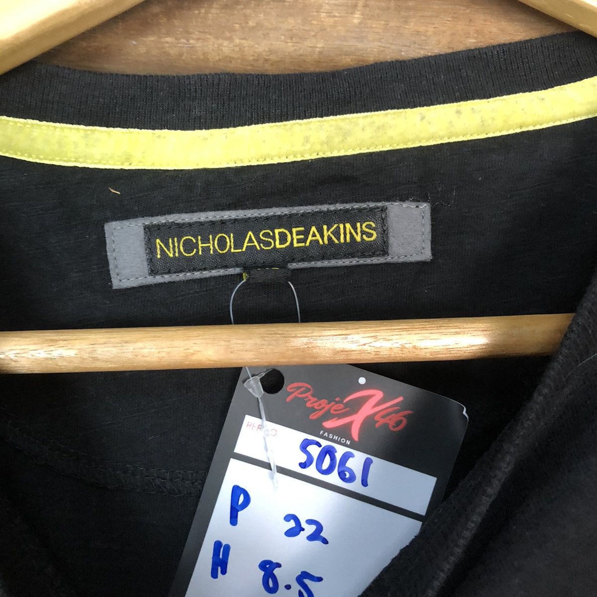 Japanese Brand Nicholas Deakins Black Tshirt #5061 Size US L / EU 52-54 / 3 - 7 Thumbnail