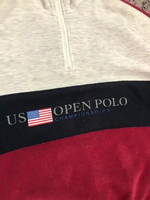 Polo Ralph Lauren × Vintage Vintage US OPEN Polo ChampionShip Swaetshirt Size US M / EU 48-50 / 2 - 6 Thumbnail