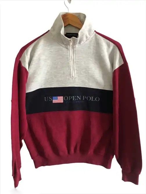 Polo Ralph Lauren × Vintage Vintage US OPEN Polo ChampionShip Swaetshirt Size US M / EU 48-50 / 2 - 1 Thumbnail