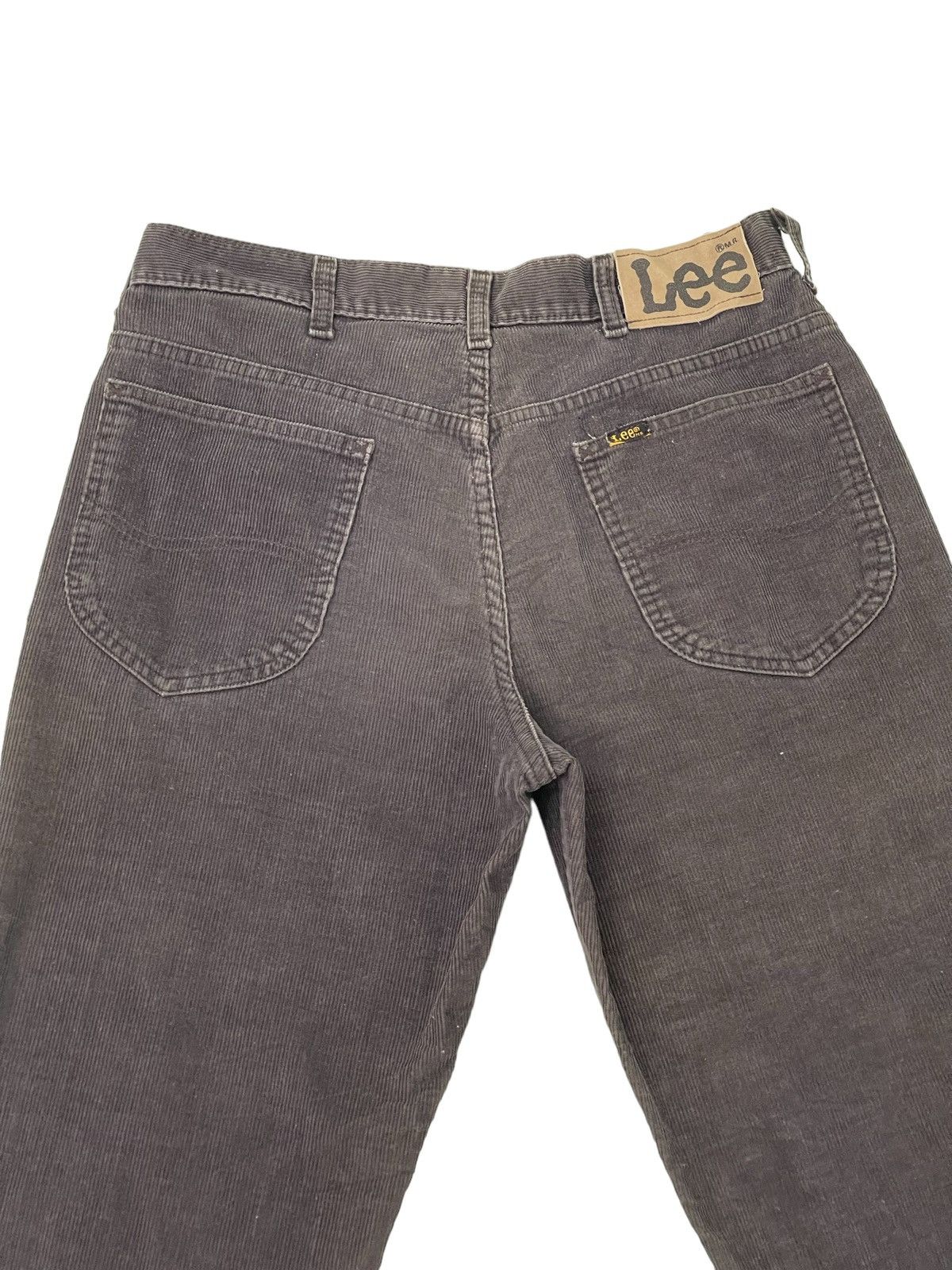 Lee Slight Flare Jeans 80s Lee USA Corduroy Boot Cut 21🟦 Size US 31 - 17 Thumbnail