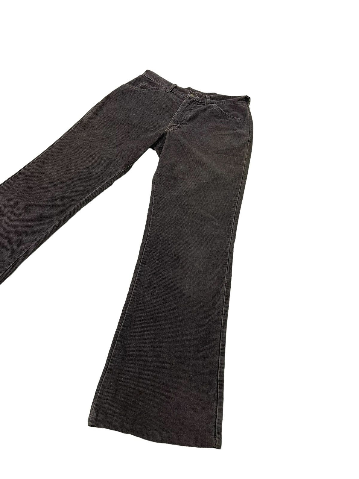 Lee Slight Flare Jeans 80s Lee USA Corduroy Boot Cut 21🟦 Size US 31 - 3 Thumbnail