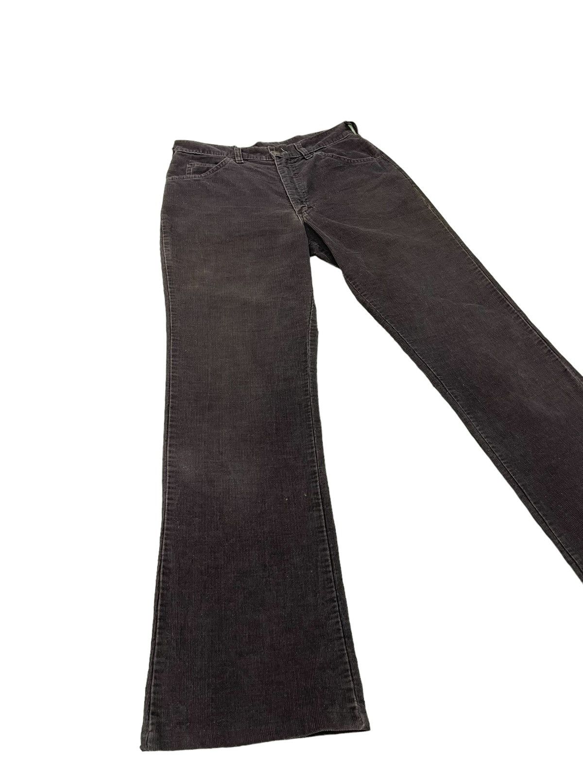 Lee Slight Flare Jeans 80s Lee USA Corduroy Boot Cut 21🟦 Size US 31 - 1 Thumbnail