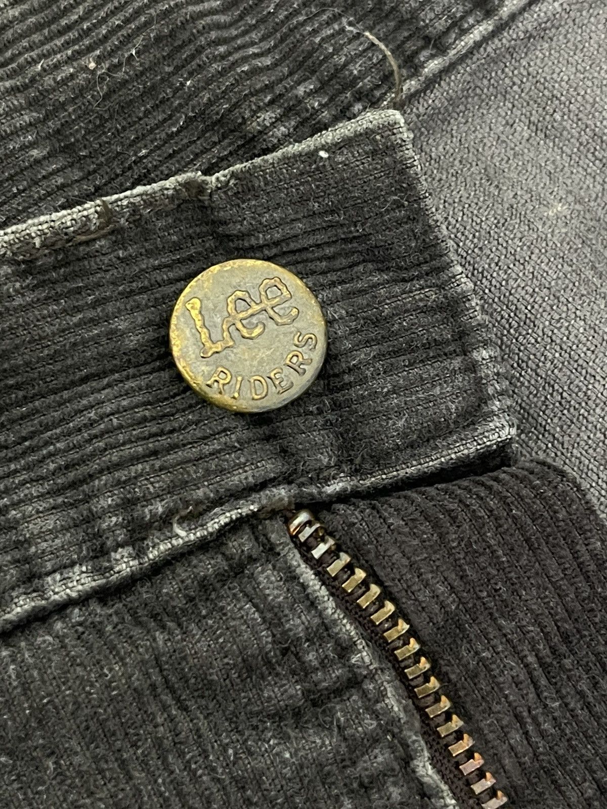Lee Slight Flare Jeans 80s Lee USA Corduroy Boot Cut 21🟦 Size US 31 - 19 Thumbnail